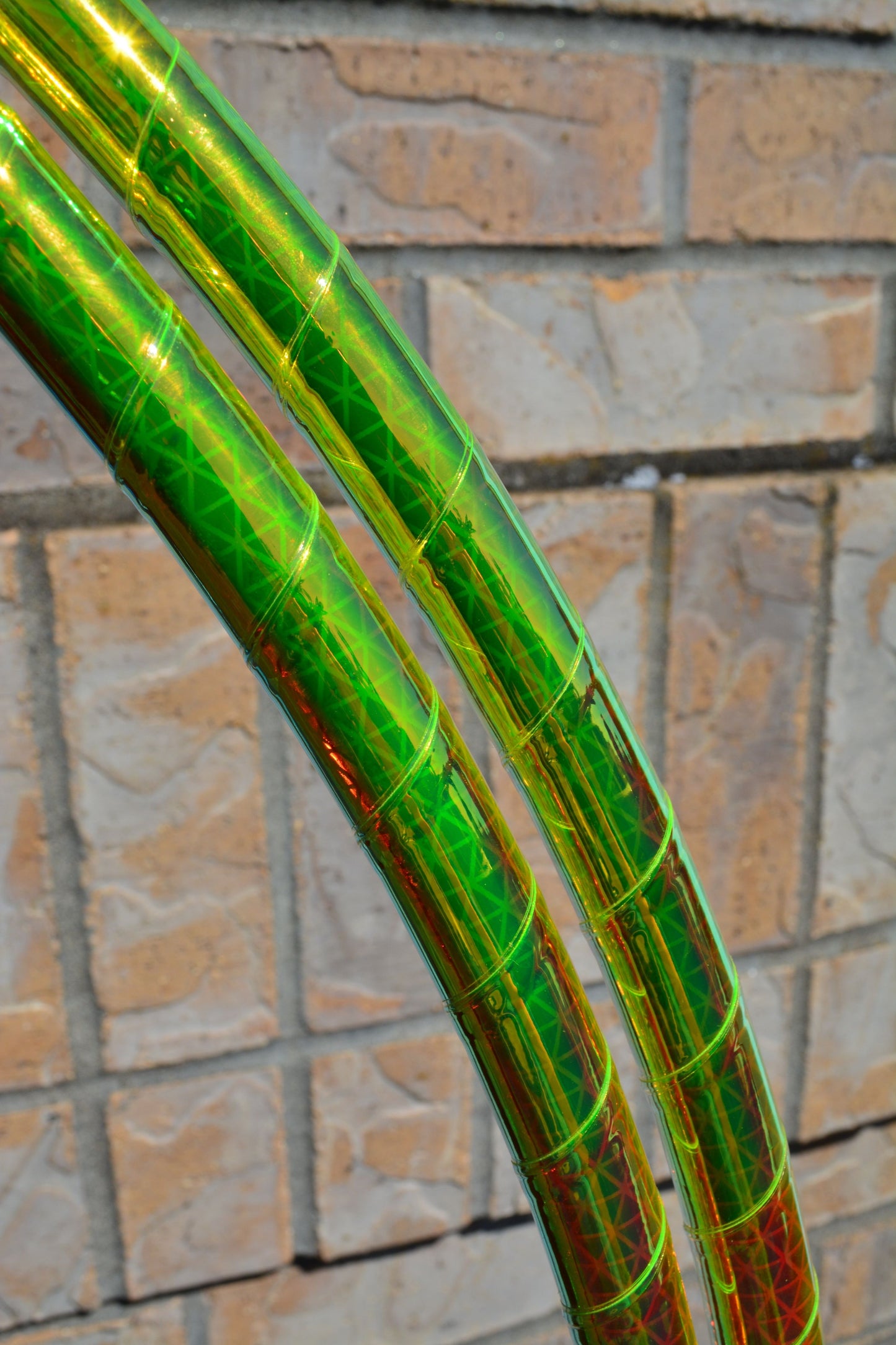UV Gold Firefly Reflective Taped Hoops