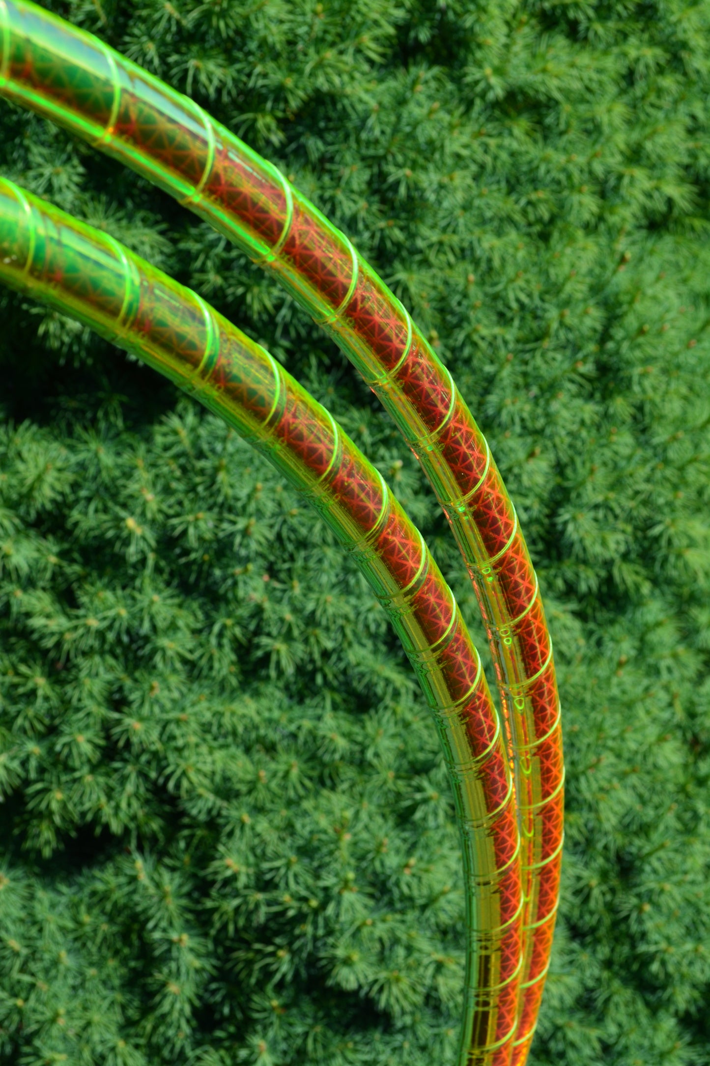 UV Gold Firefly Reflective Taped Hoops