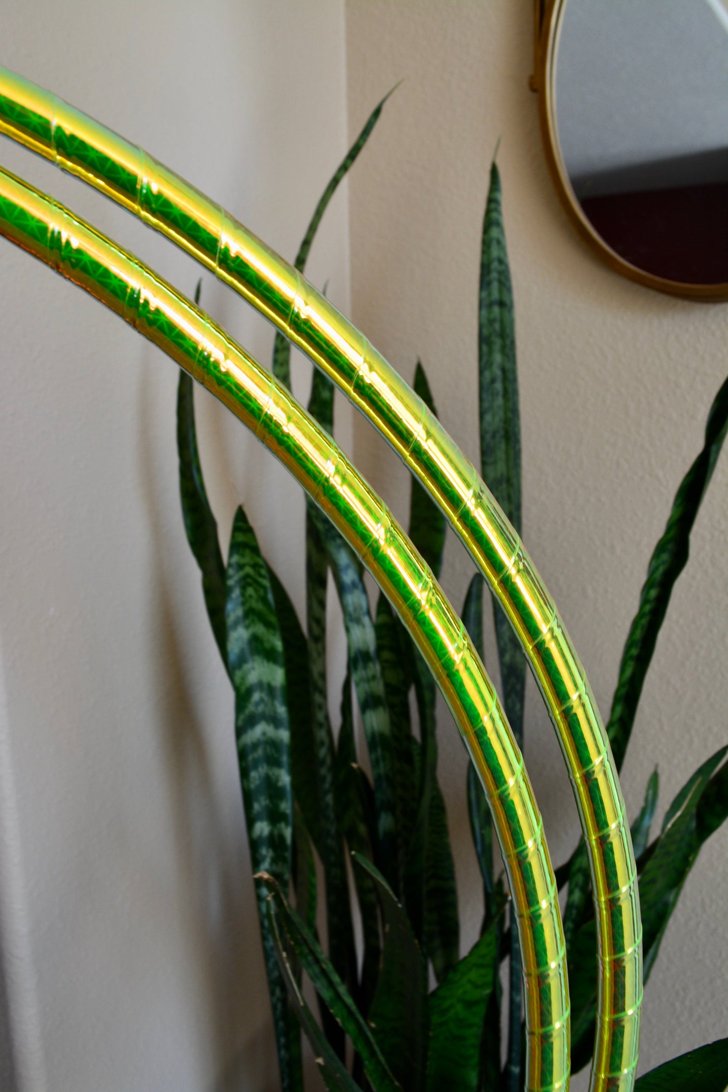 UV Gold Firefly Reflective Taped Hoops