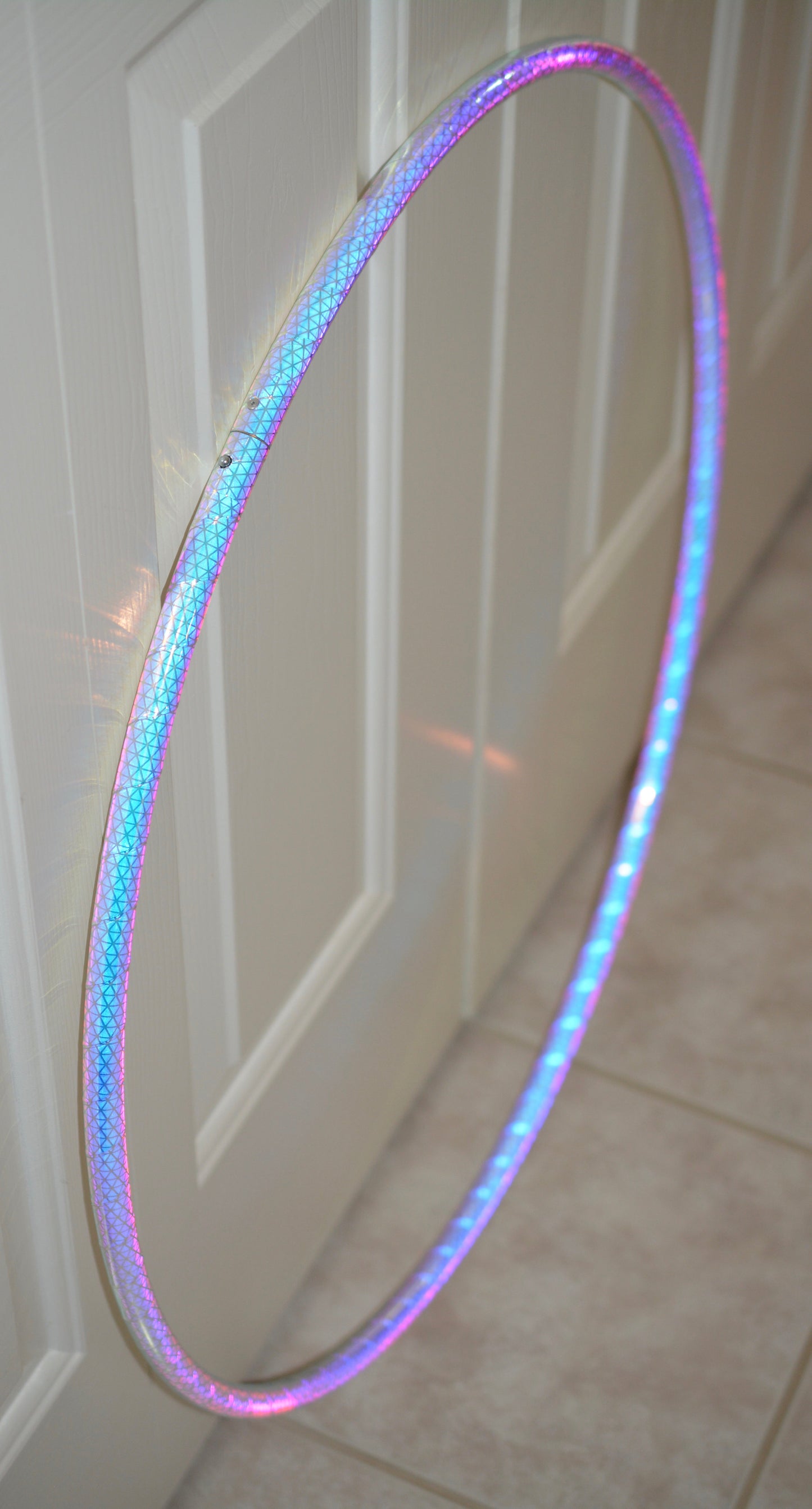 Indigo Sunrise Color-Shift Reflective Taped Hoops