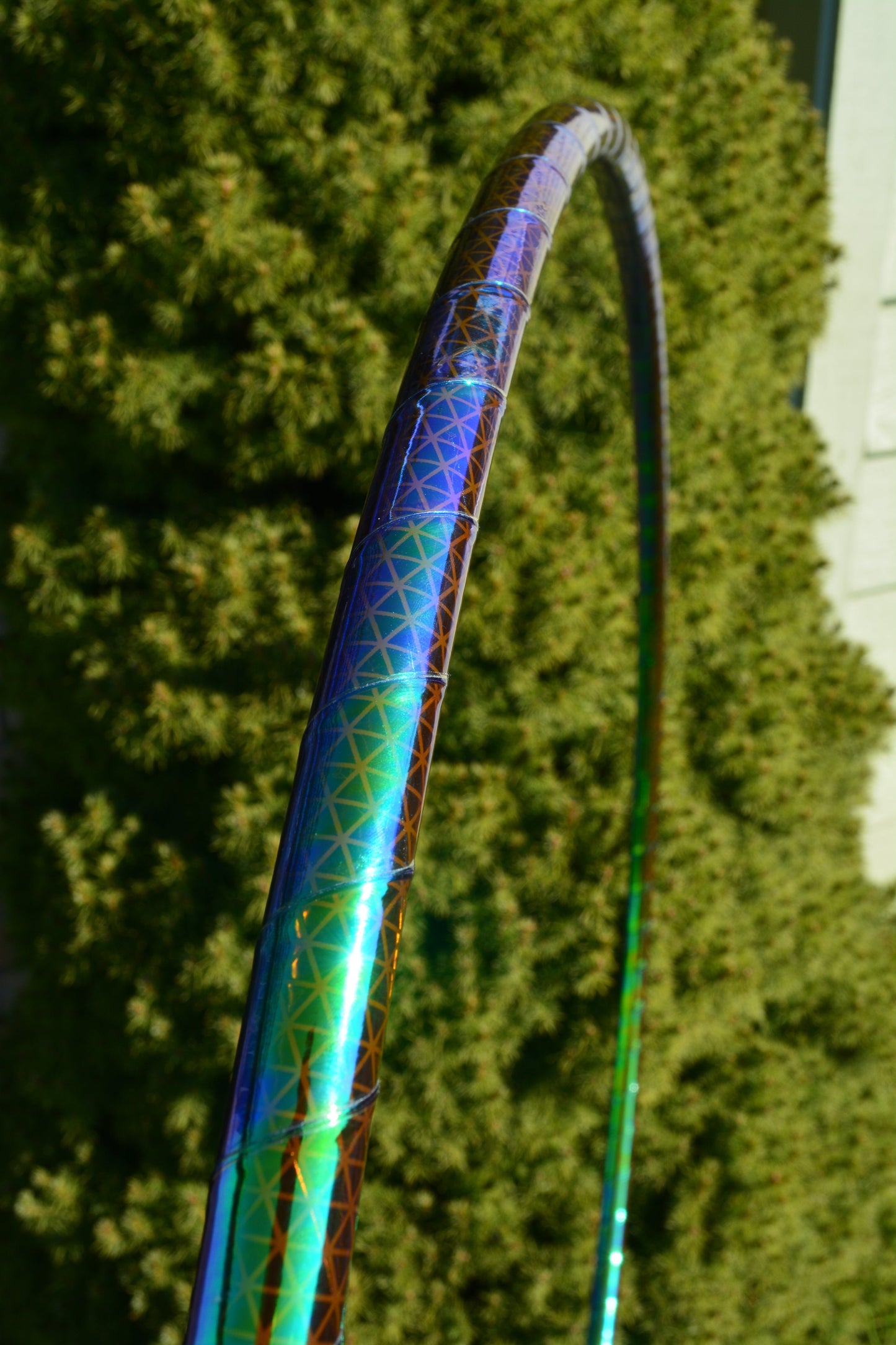 Gold Pearl Color-Shift Reflective Taped Performance Hoops
