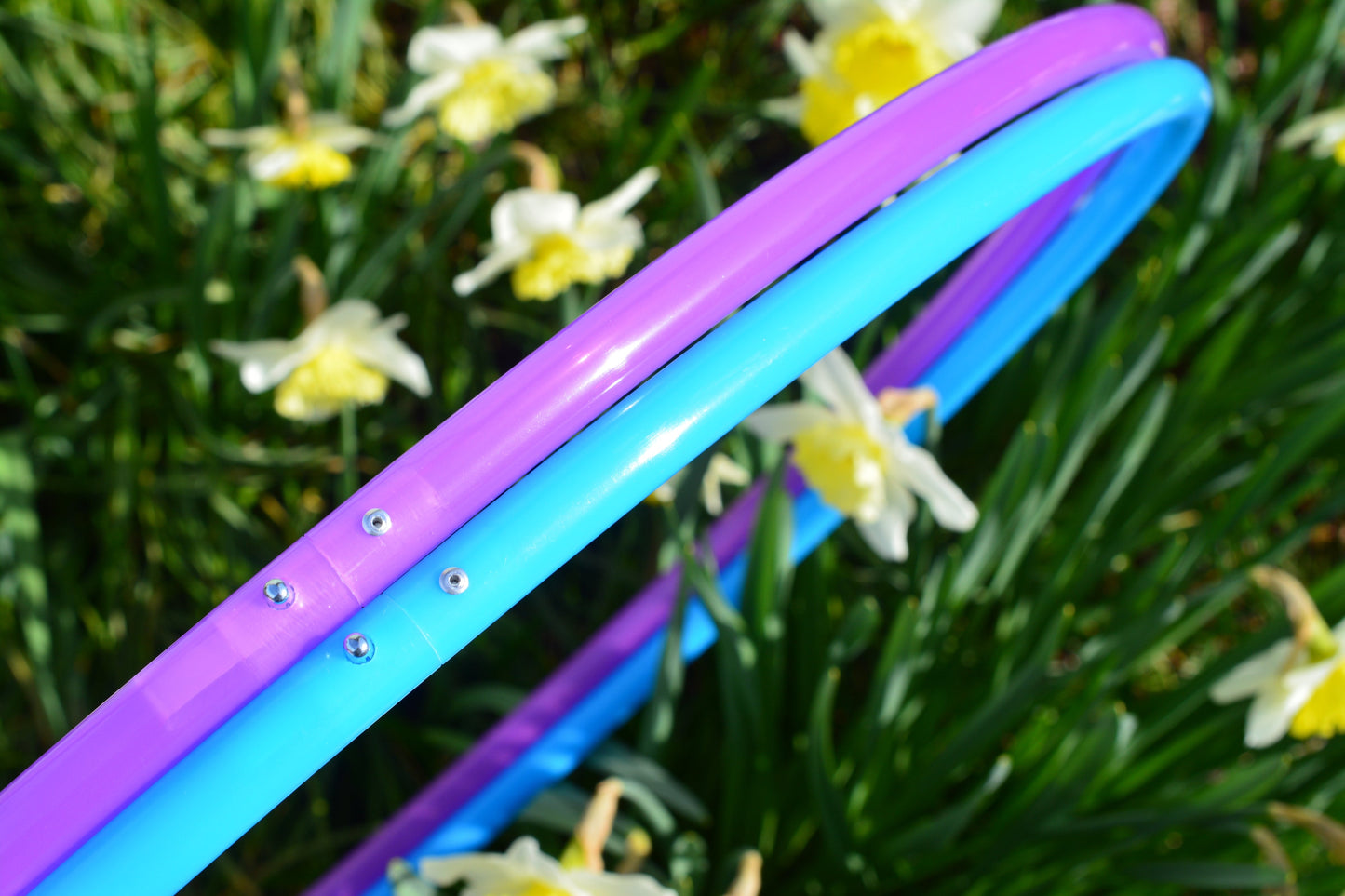 DOUBLE HOOPS - 24" - 34" Inch Colored Polypro Doubles Set