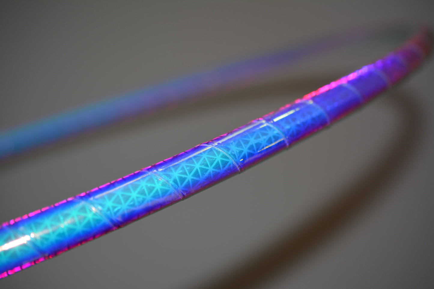 Indigo Sunrise Color-Shift Reflective Taped Hoops
