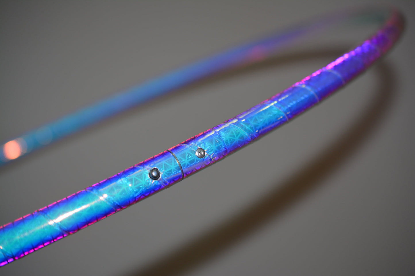 Indigo Sunrise Color-Shift Reflective Taped Hoops