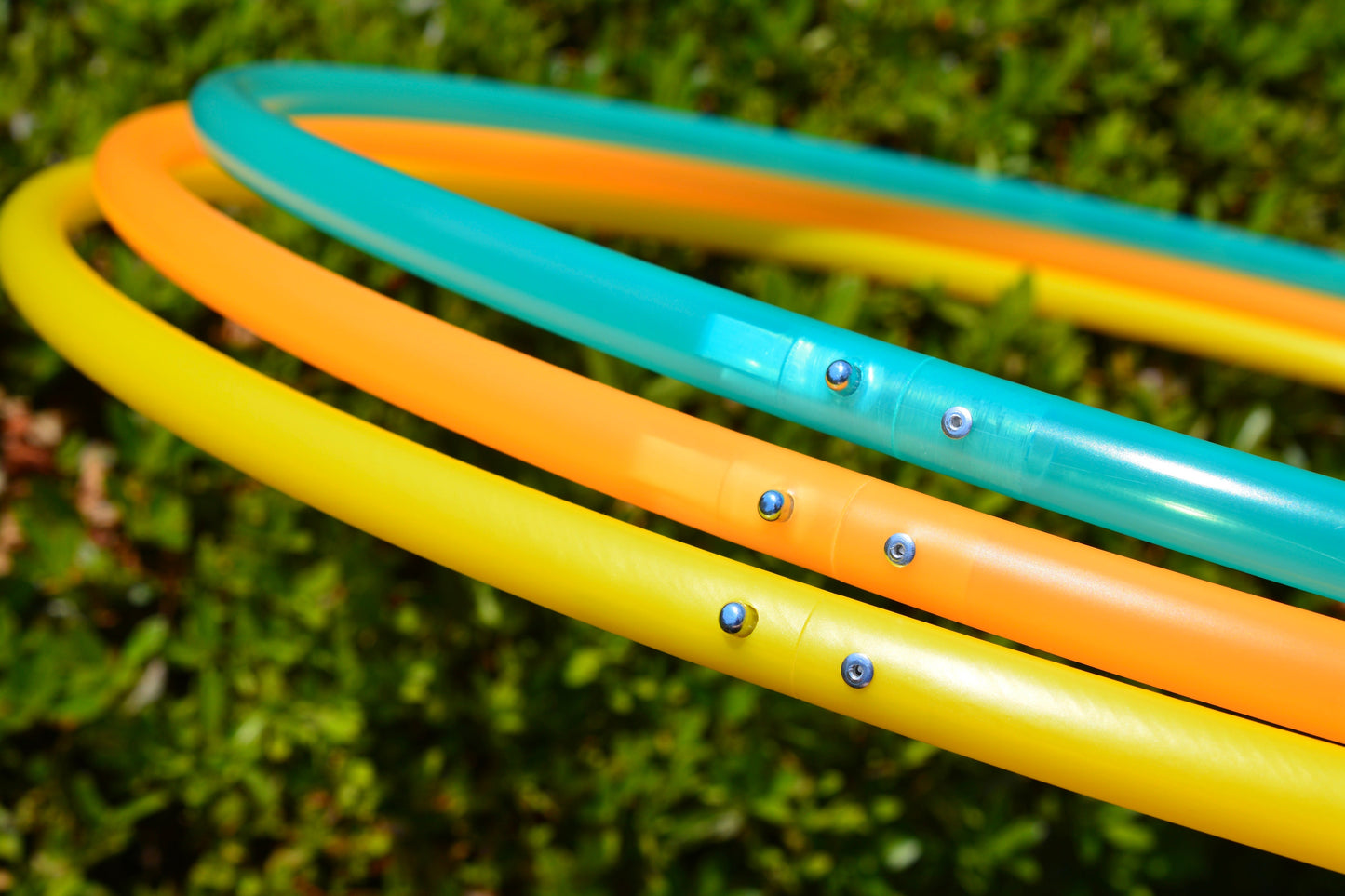 5/8 UV Orange Colored Polypro Hoops