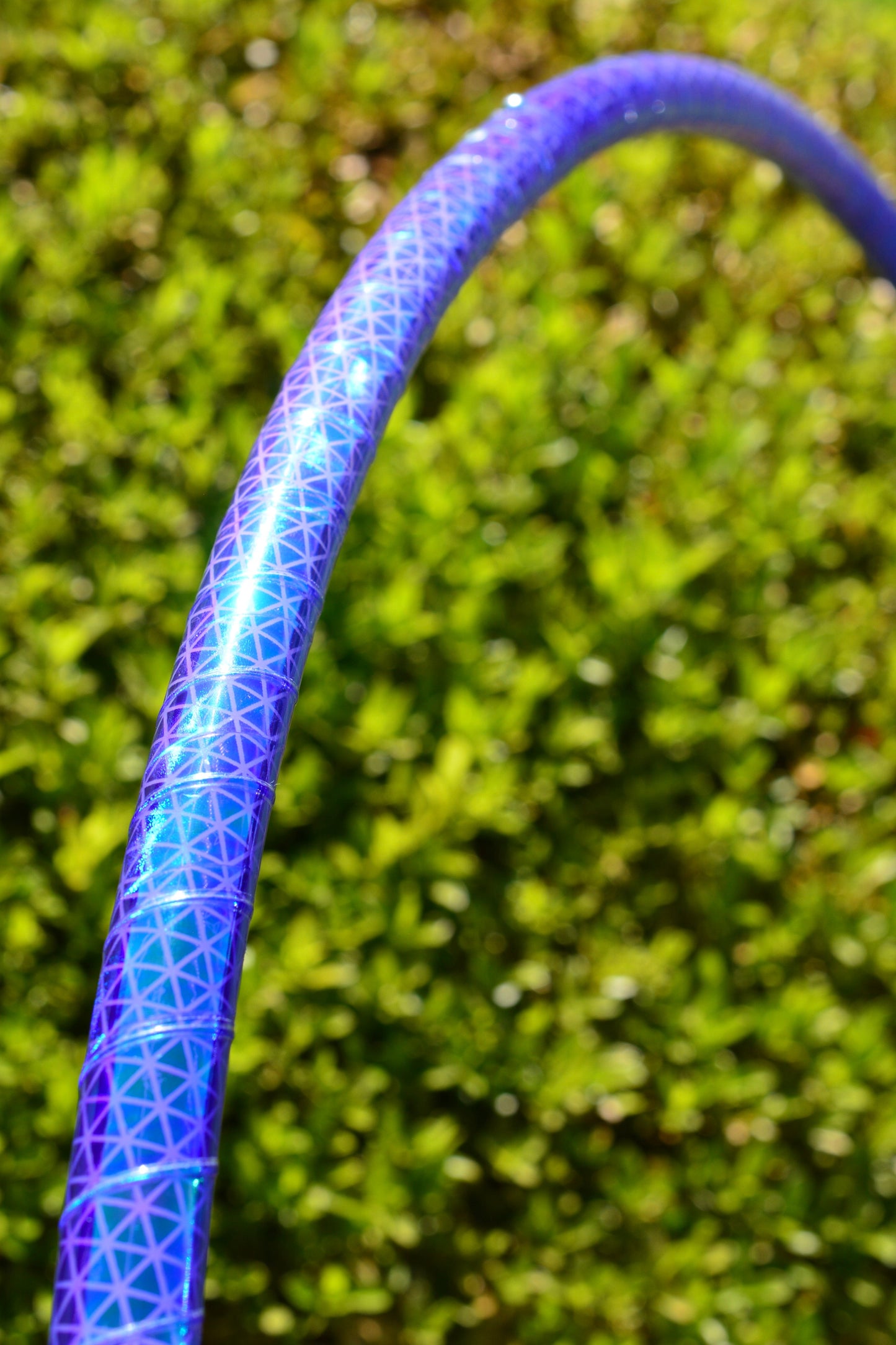 Ether Opalescent Color-Shift Reflective Taped Hoops