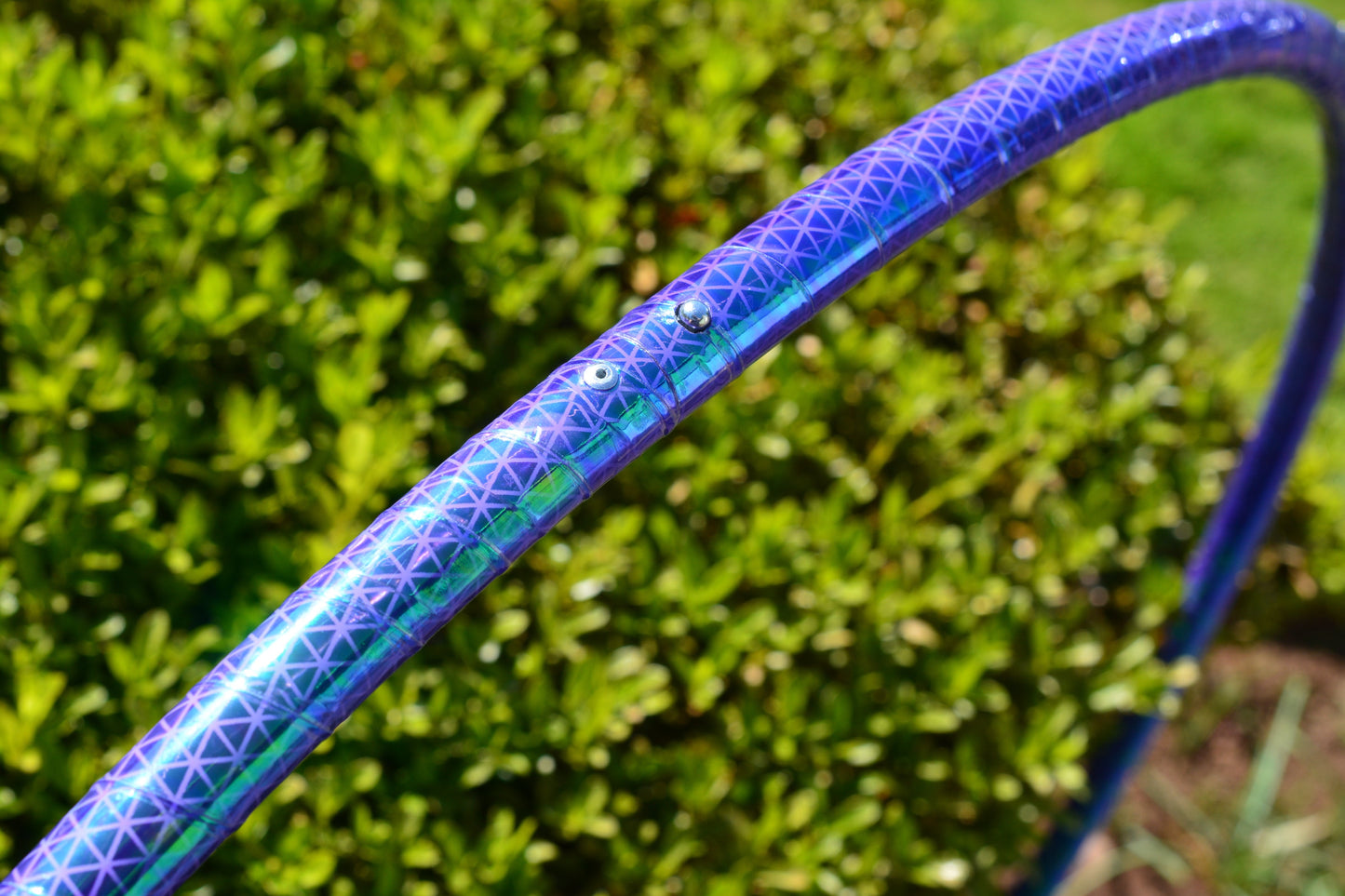 Ether Opalescent Color-Shift Reflective Taped Hoops