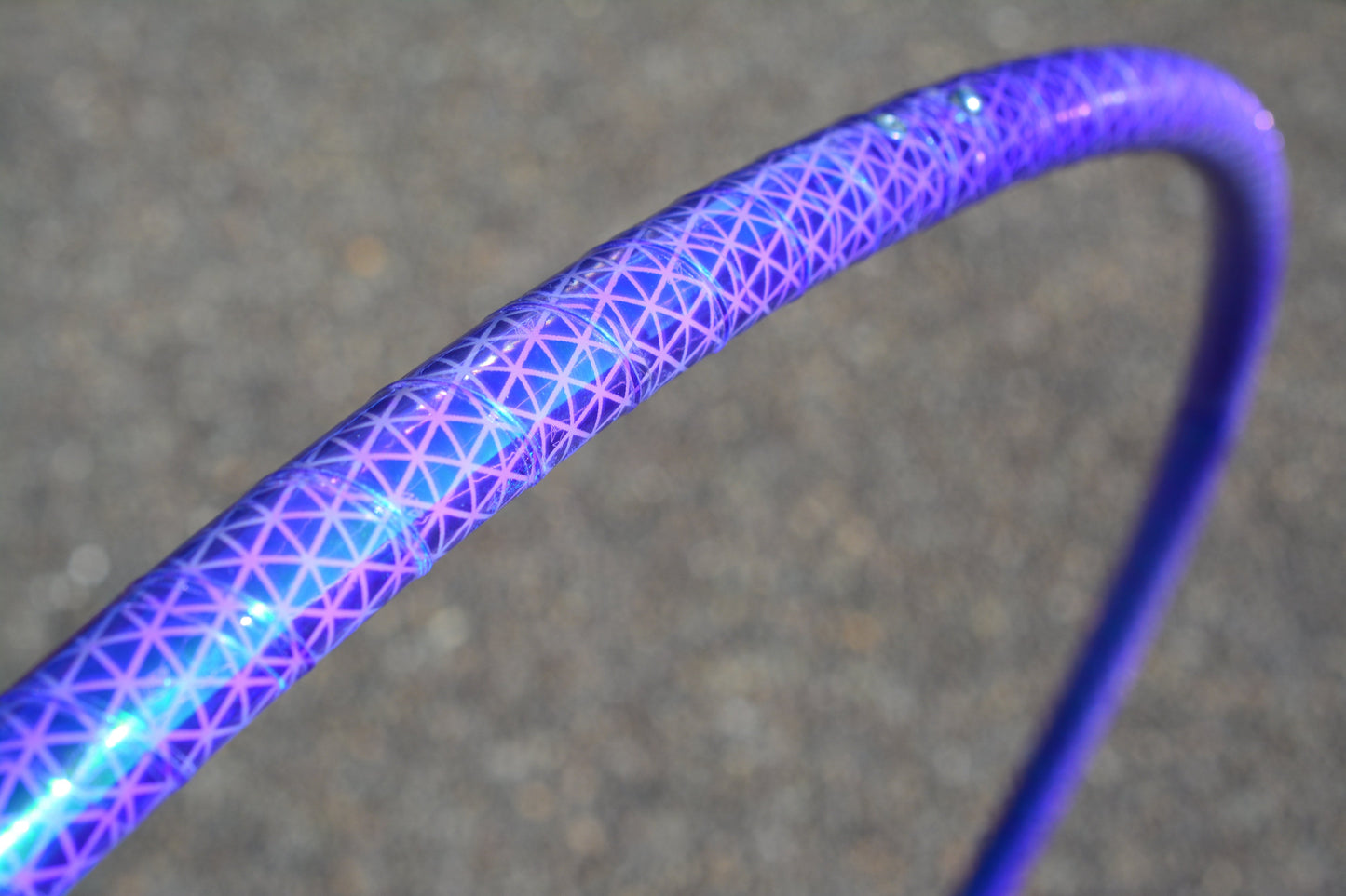 Ether Opalescent Color-Shift Reflective Taped Hoops