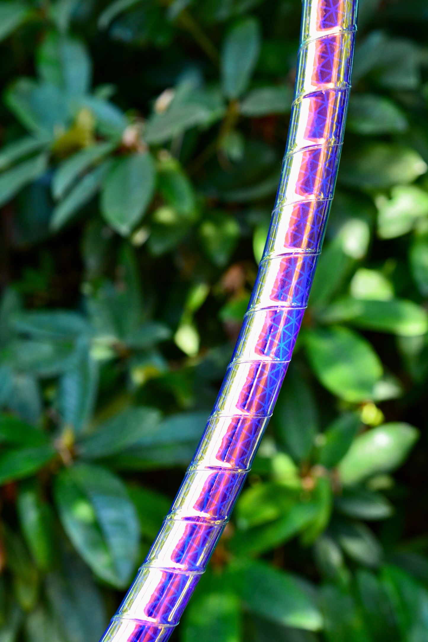Moonbeam Color-Shift Reflective Taped Hoops