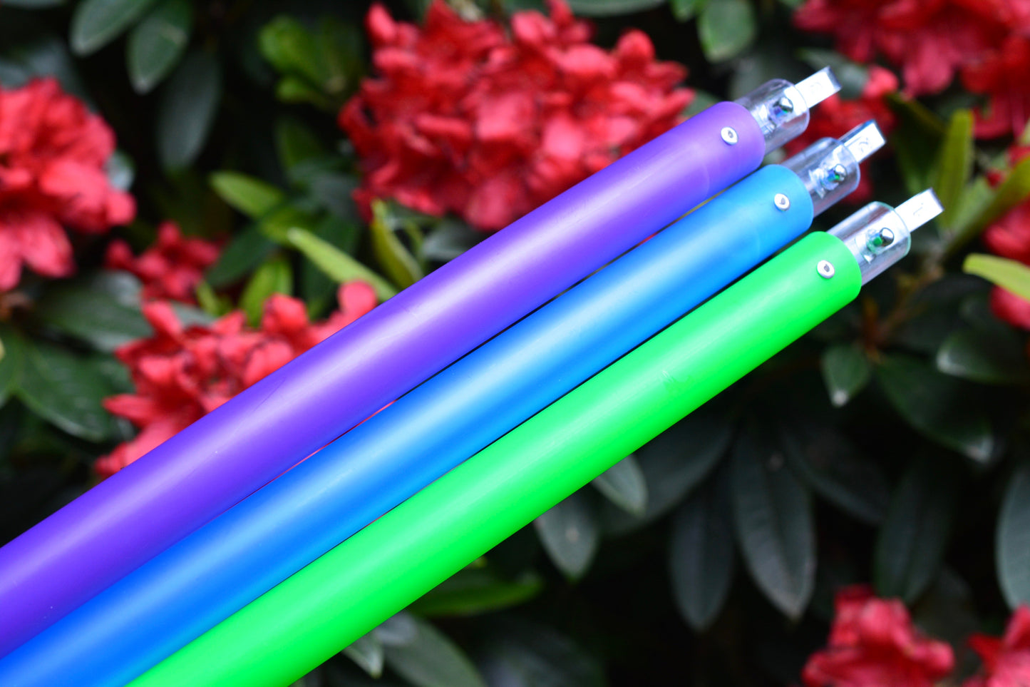 5/8 UV Blue Colored Polypro Hoops