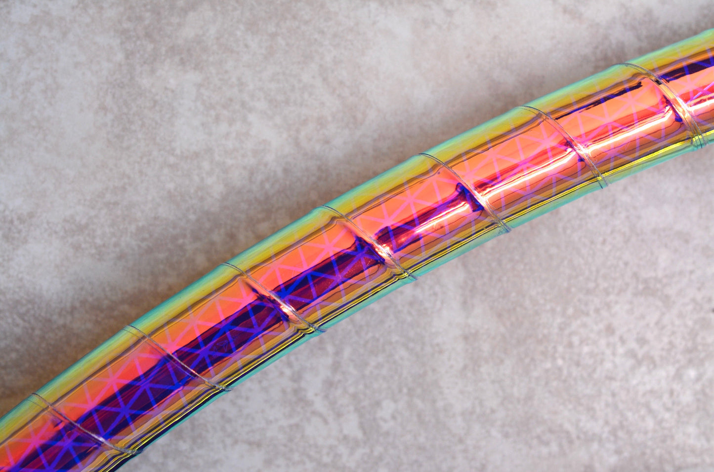 Moonbeam Color-Shift Reflective Taped Hoops