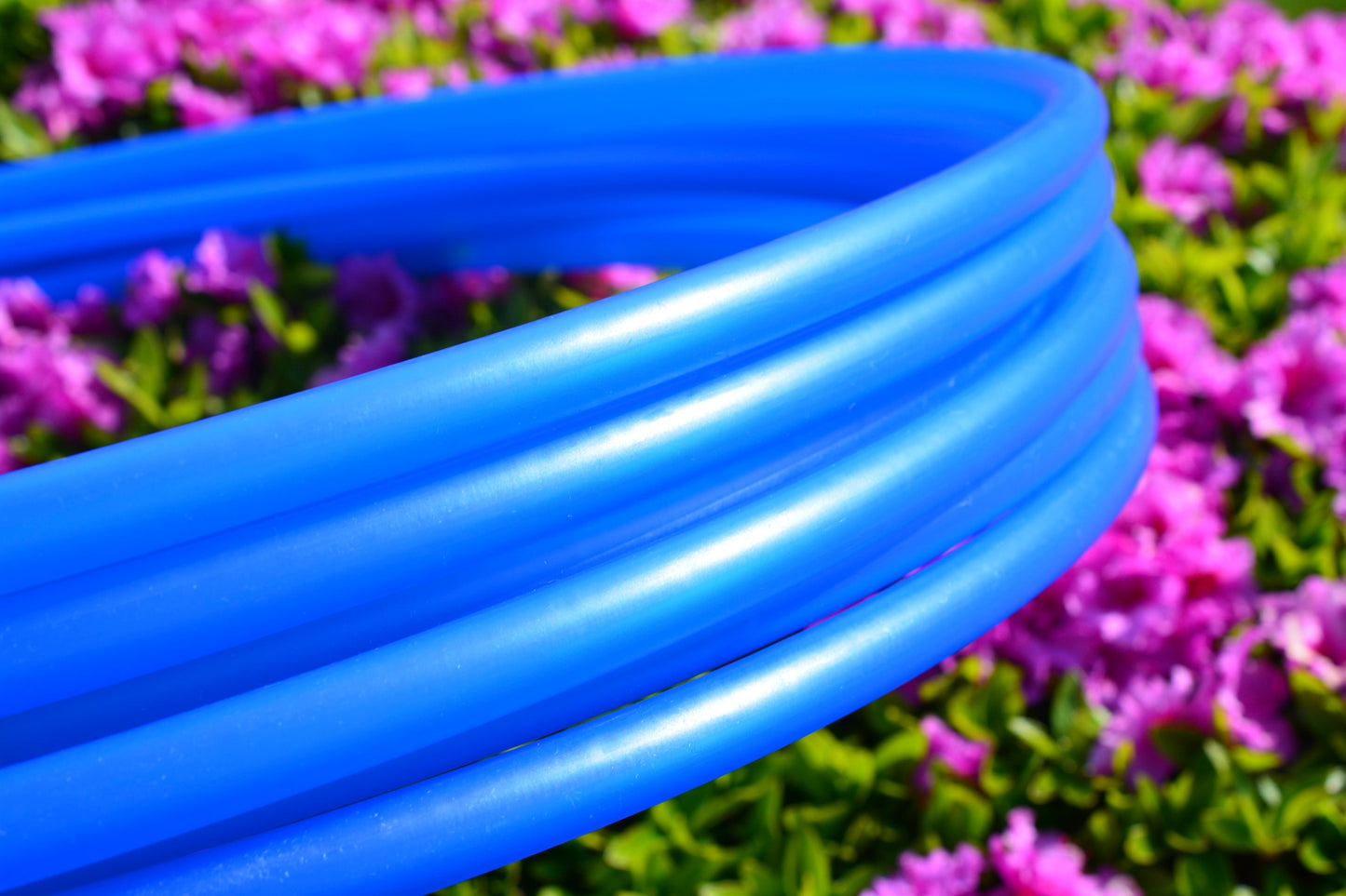 5/8 UV Blue Colored Polypro Hoops