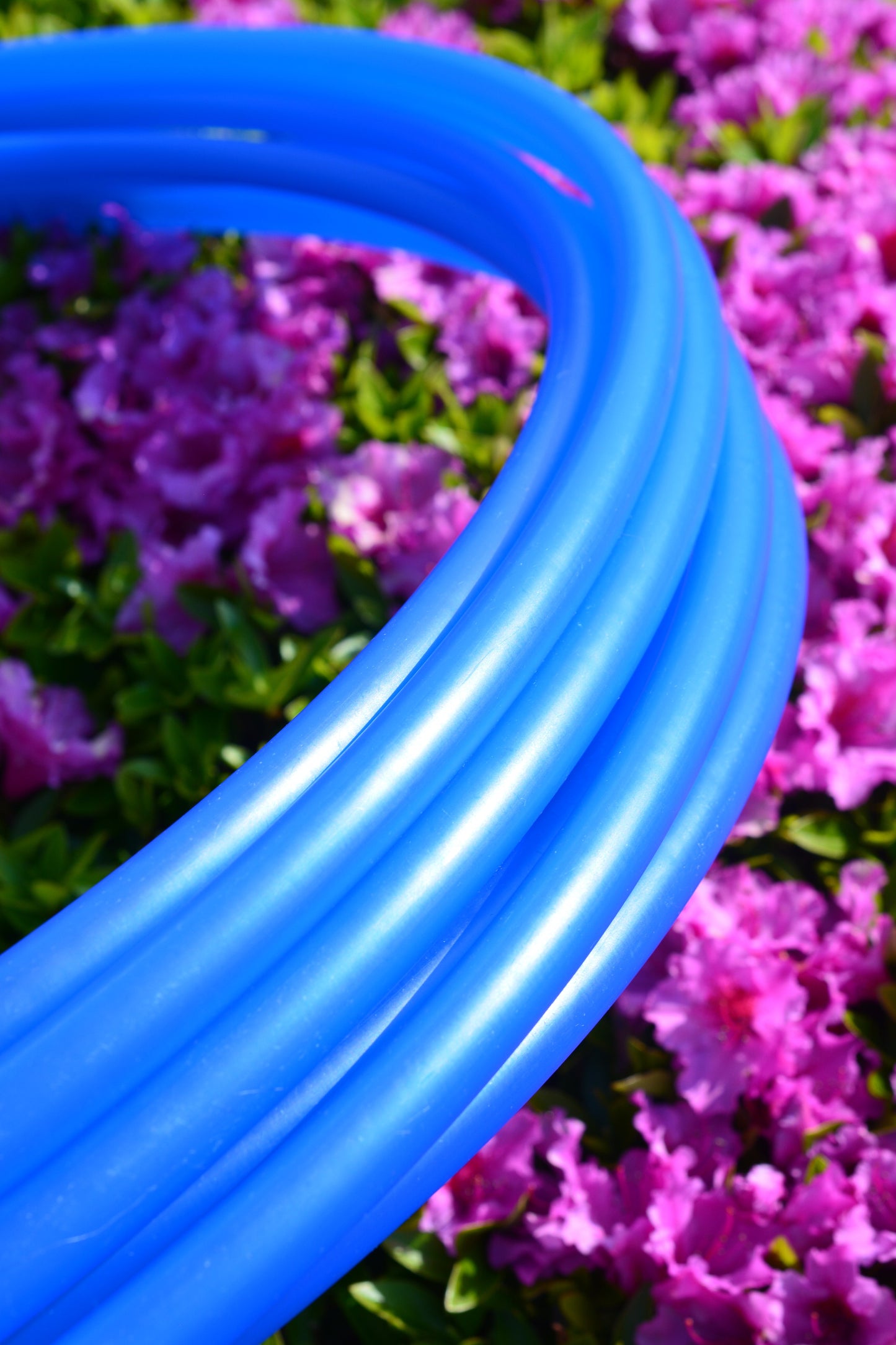 5/8 UV Blue Colored Polypro Hoops