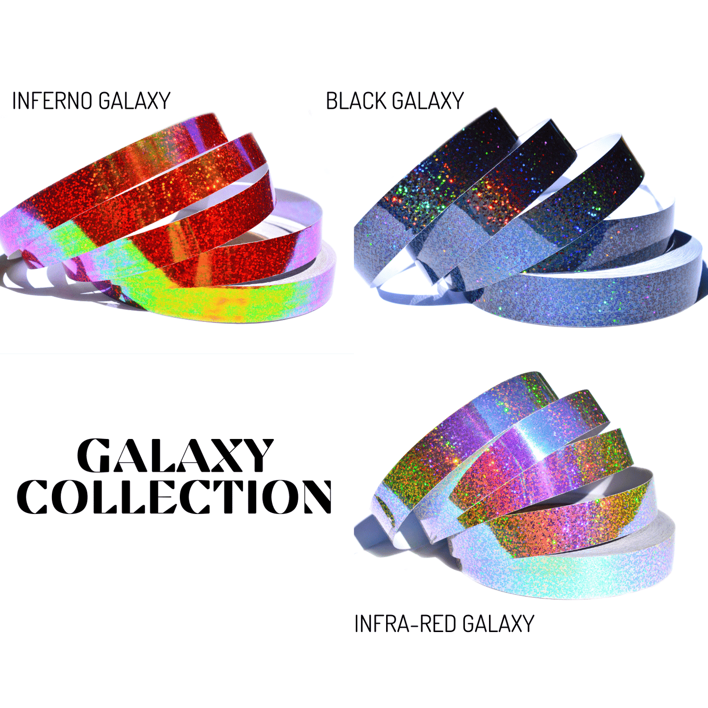 Galaxy Color-Shift Performance Taped Hoops