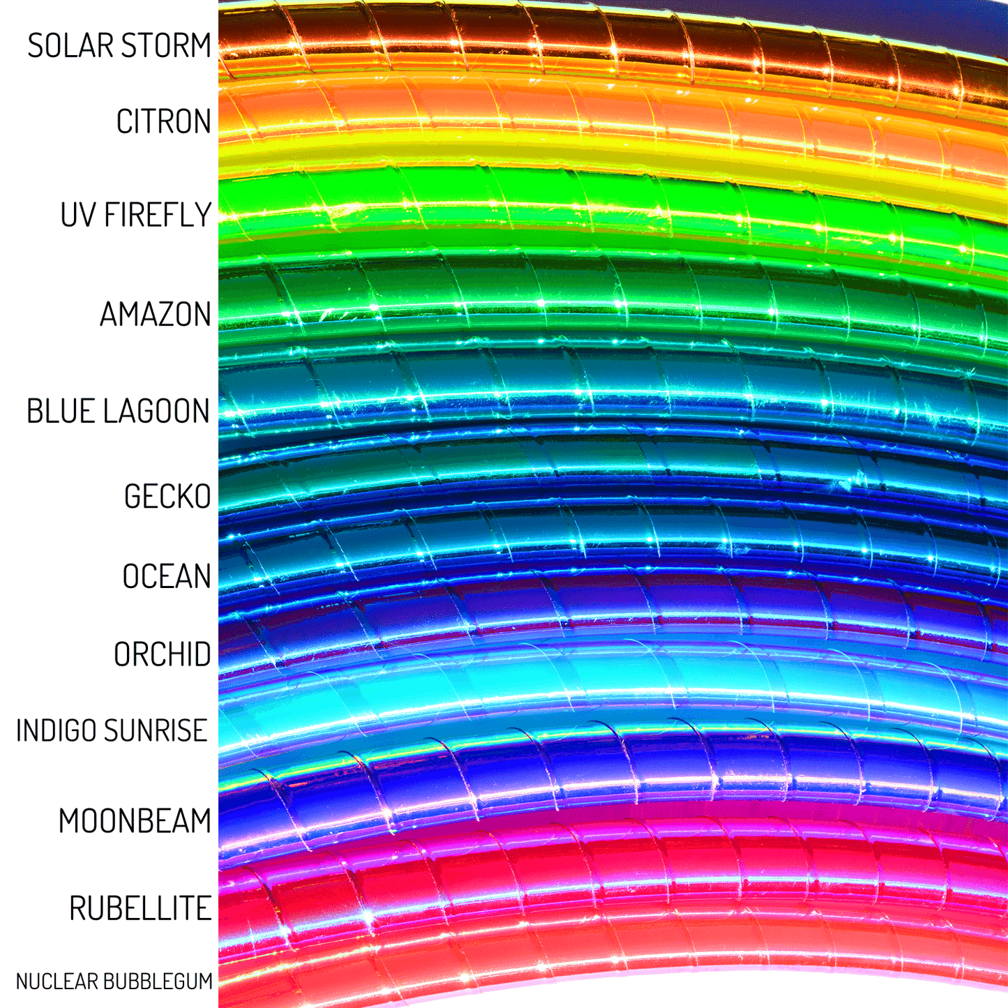 Color-Shift Performance Taped Hoops