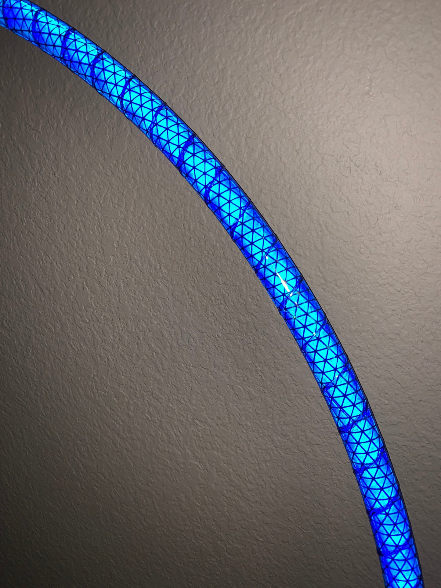 Aquatic Blue Opalescent Color-Shift Reflective Taped Hoops