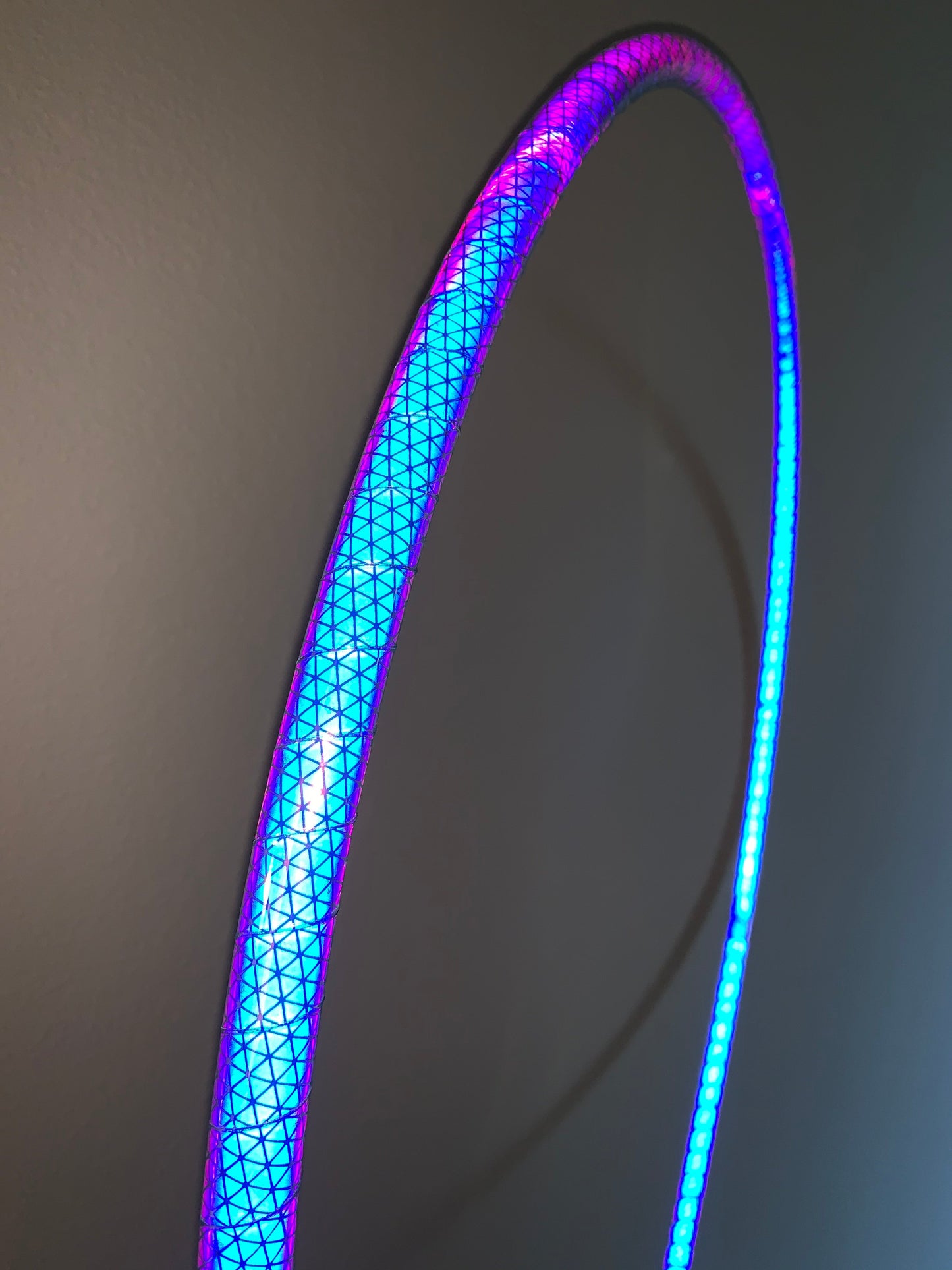 Moonbeam Color-Shift Reflective Taped Hoops