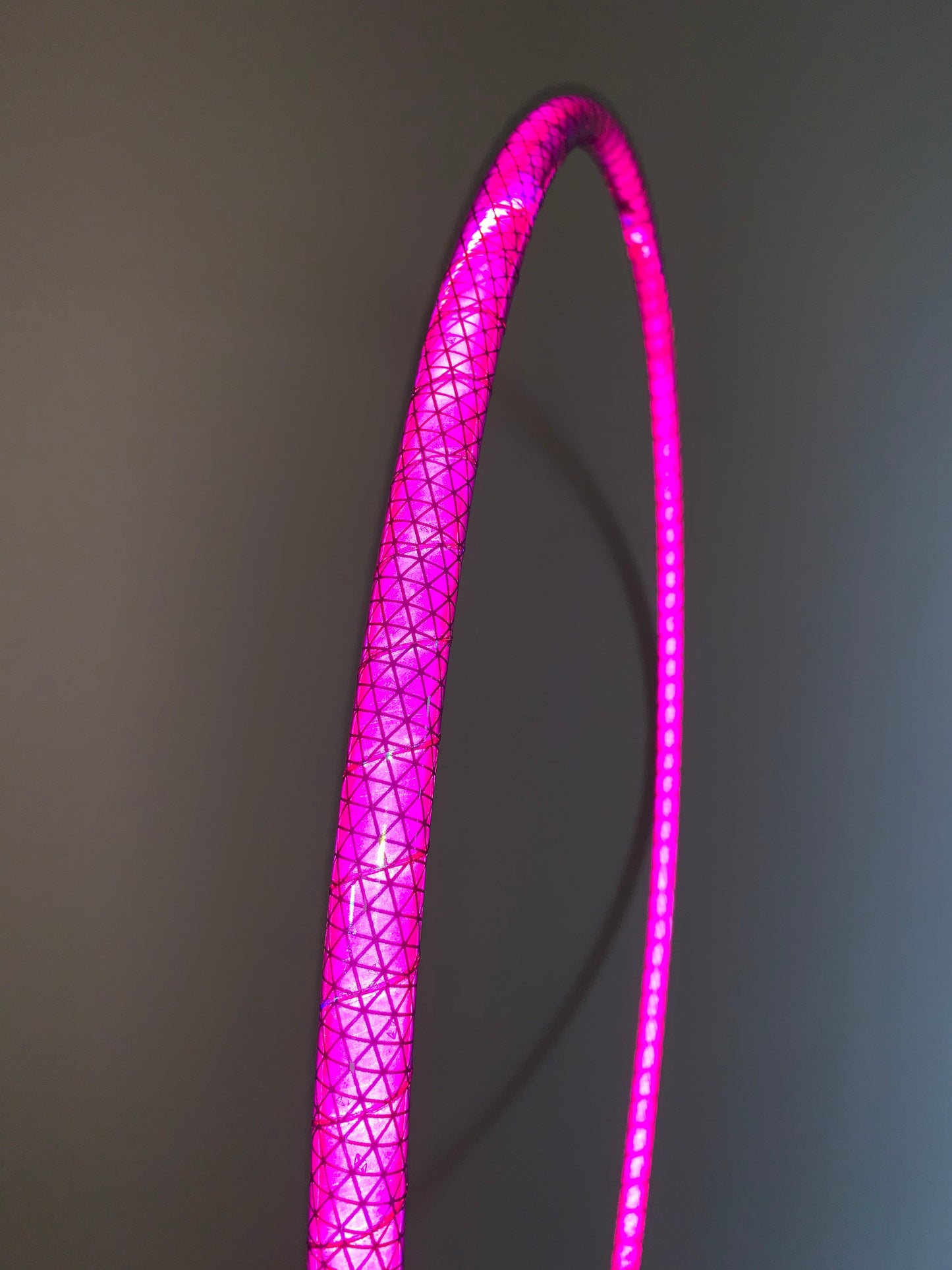 Pink Opalescent Color-Shift Reflective Taped Hoops