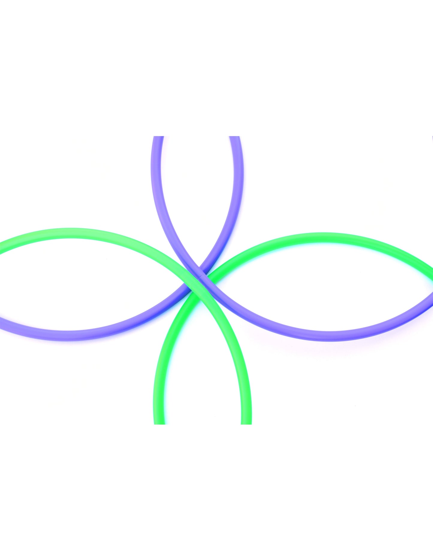 QUAD HOOPS - 24" - 34" Inch Colored Polypro Quad Set