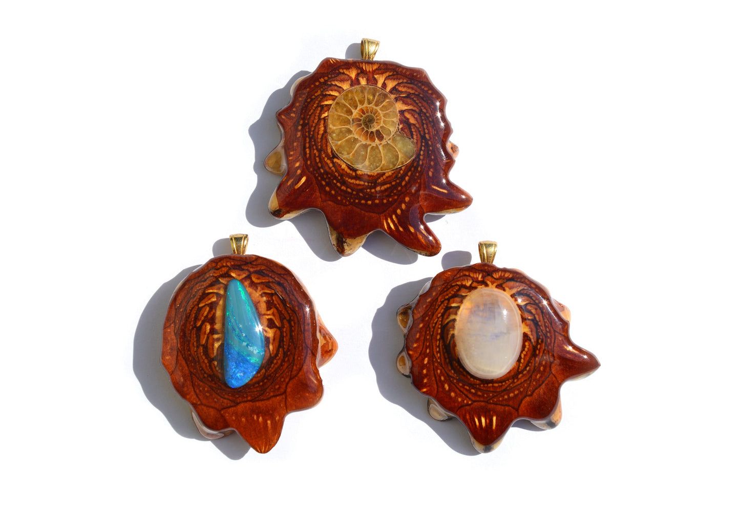 Australian Blue Opal Third Eye Pinecone - 30% OFF RETAIL