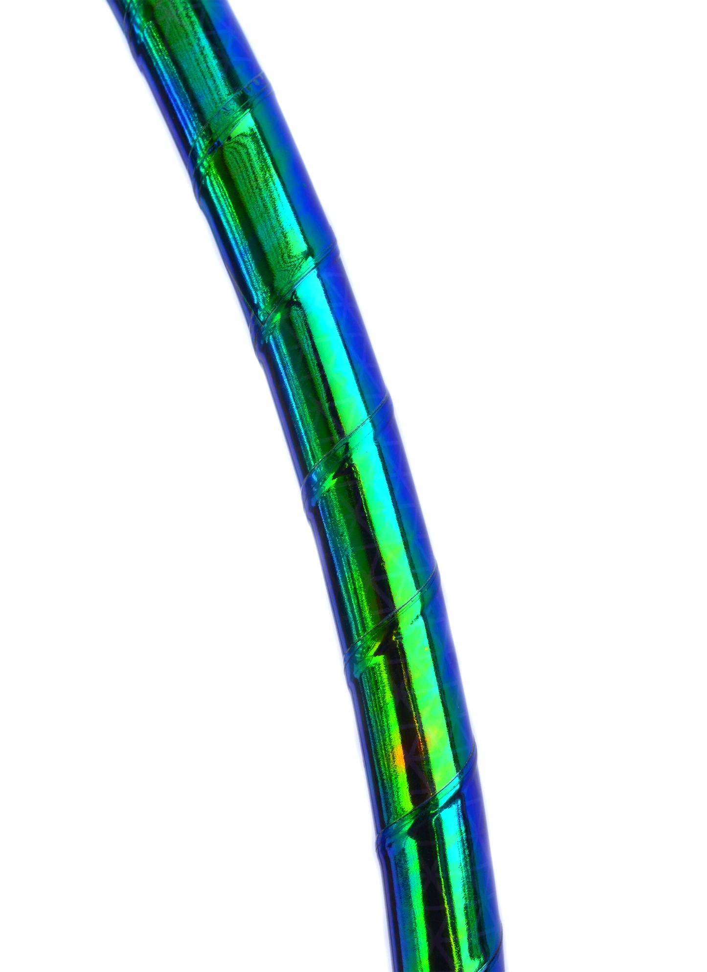 Black Pearl Opalescent Color-Shift Reflective Taped Hoops
