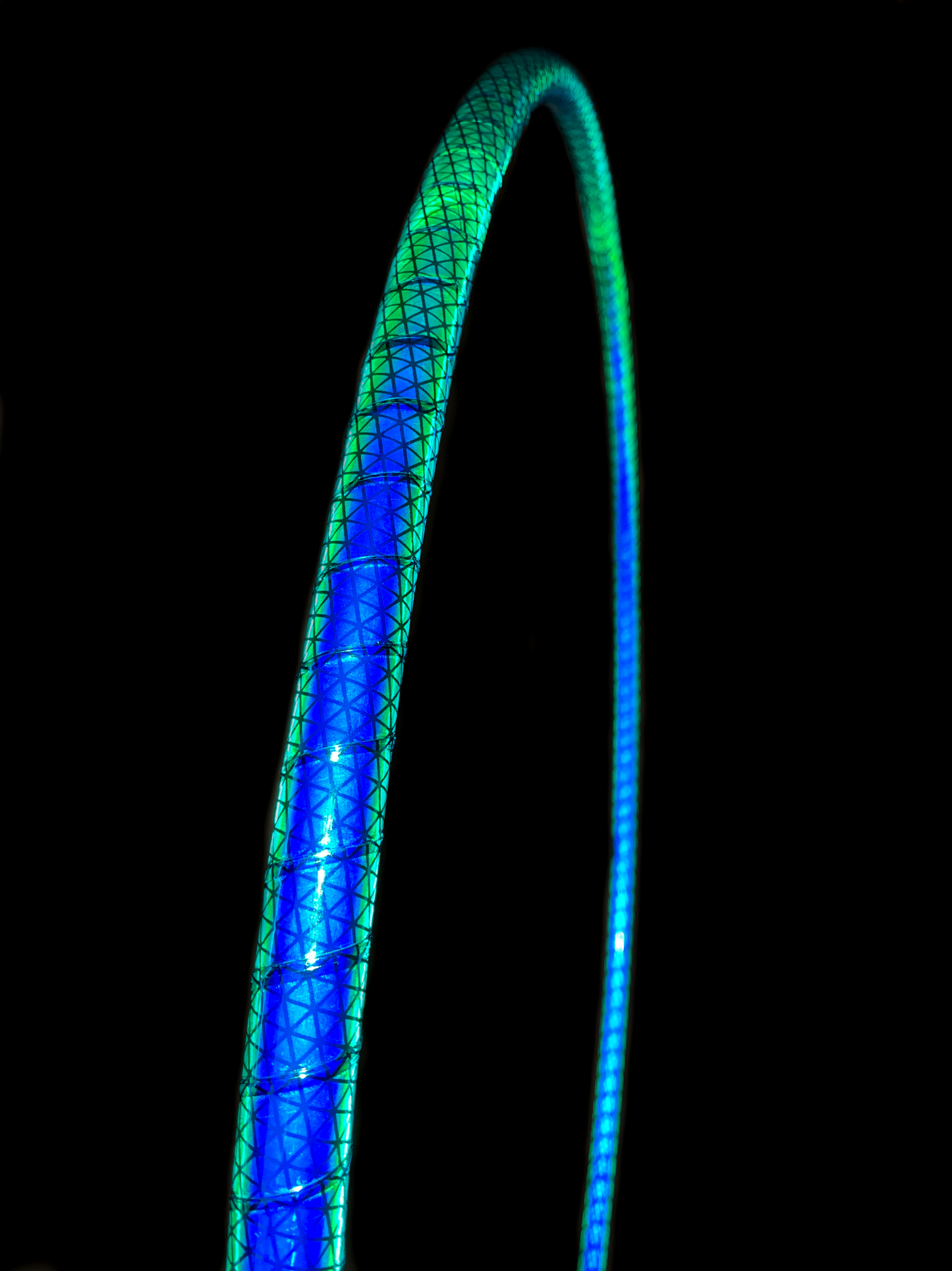Blue Lagoon Color-Shift Reflective Taped Performance Hoops