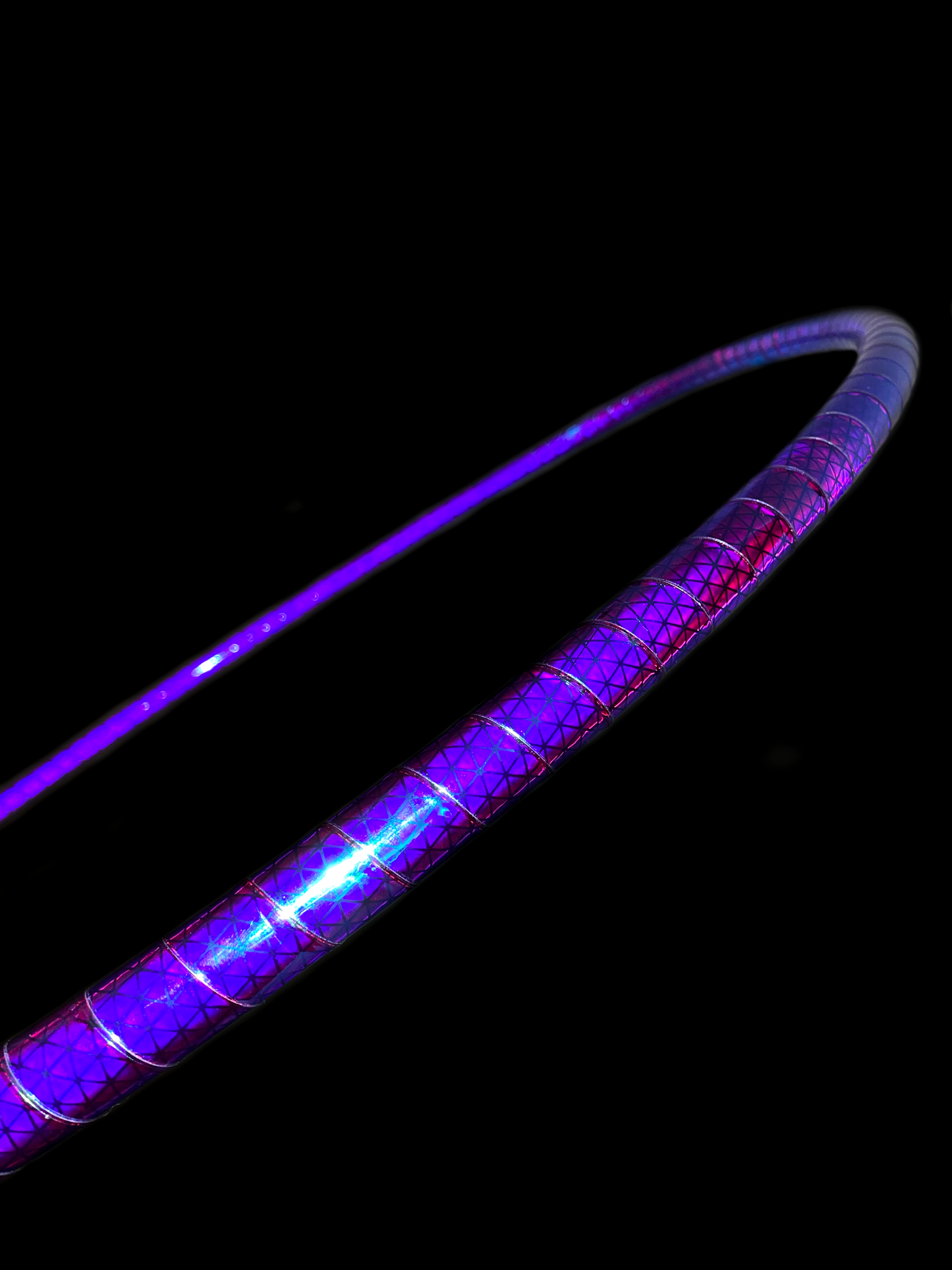 Blue Rubellite Color-Shift Reflective Taped Hoops