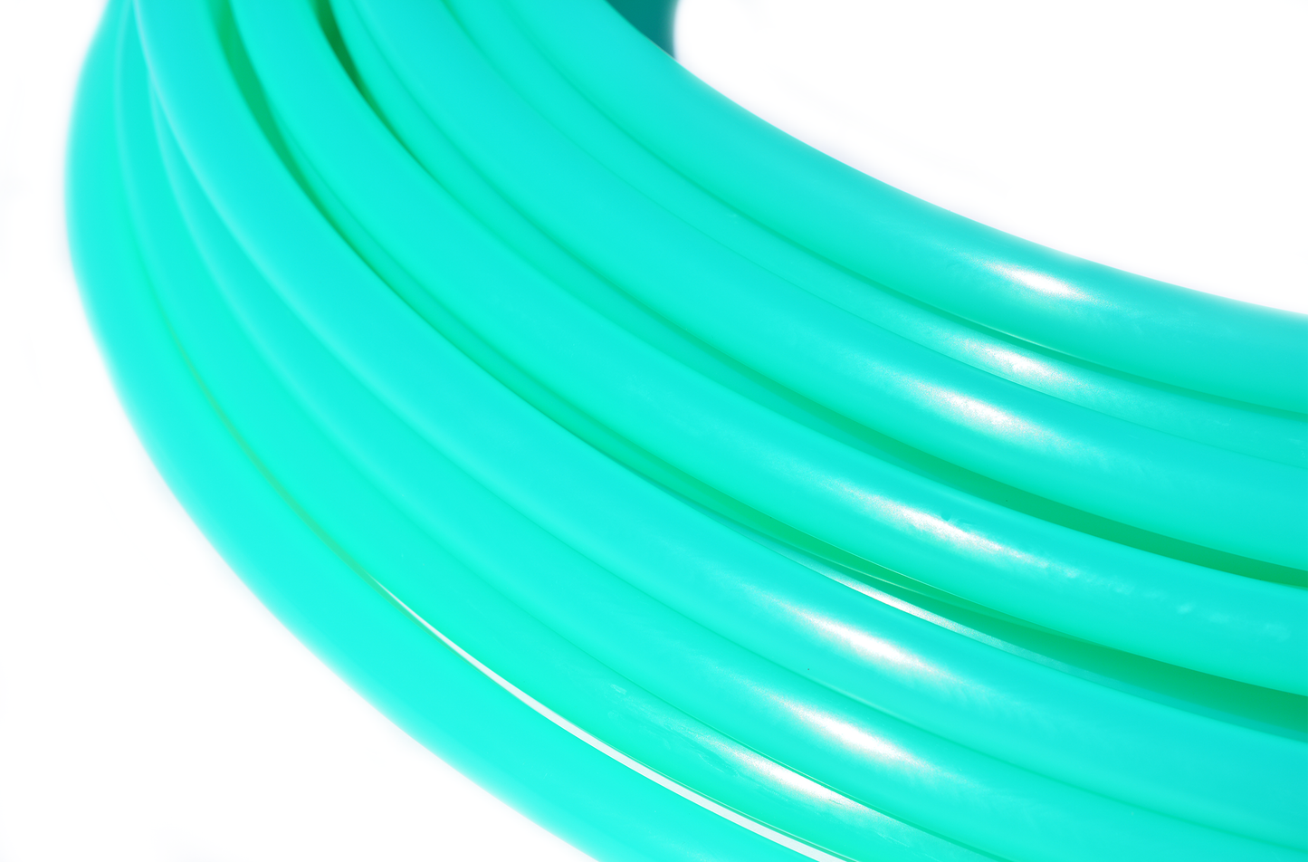 *sold out* 5/8 UV Green Calcite Polypro Hoops