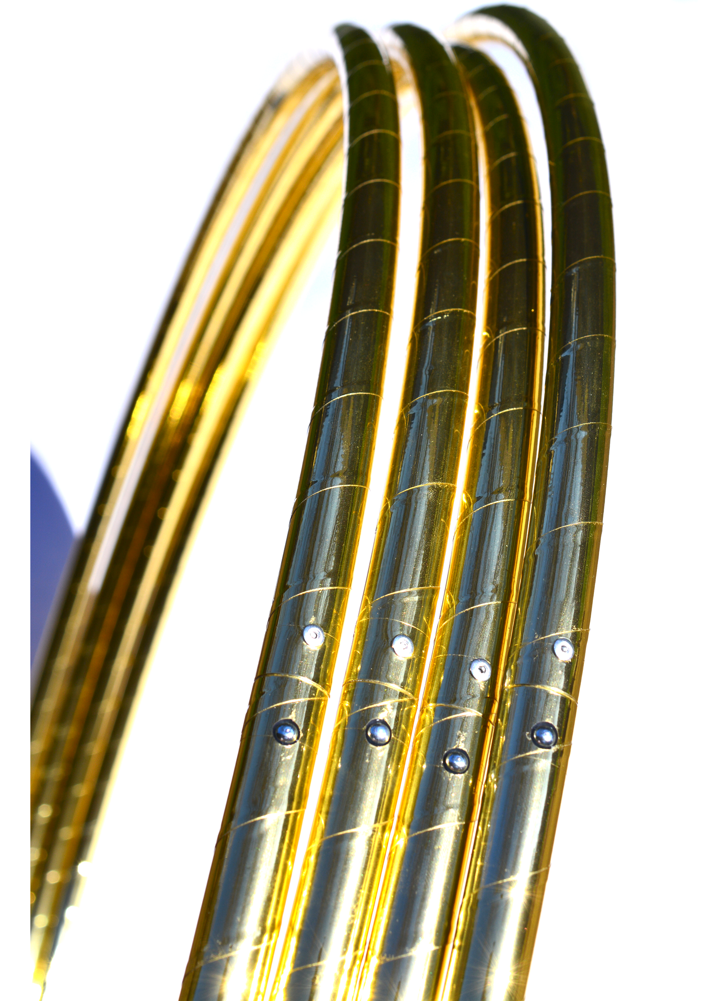 Metallic Mirror & Prismatic Performance Deco Taped Hoops