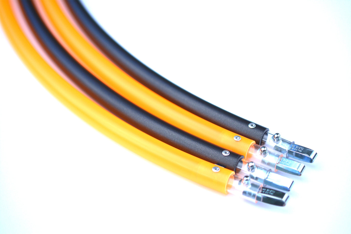 5/8 UV Orange Colored Polypro Hoops