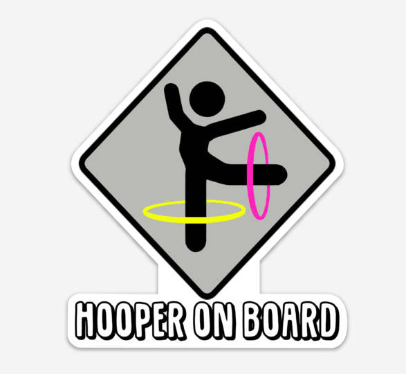 Hooper on Board Stickers - Hooper Crossing Decal
