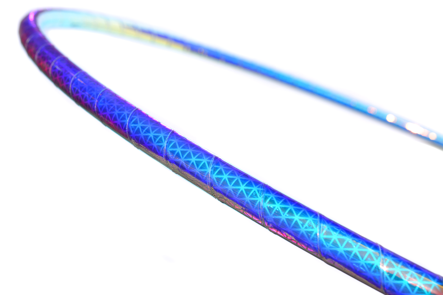 Indigo Sunrise Color-Shift Reflective Taped Hoops