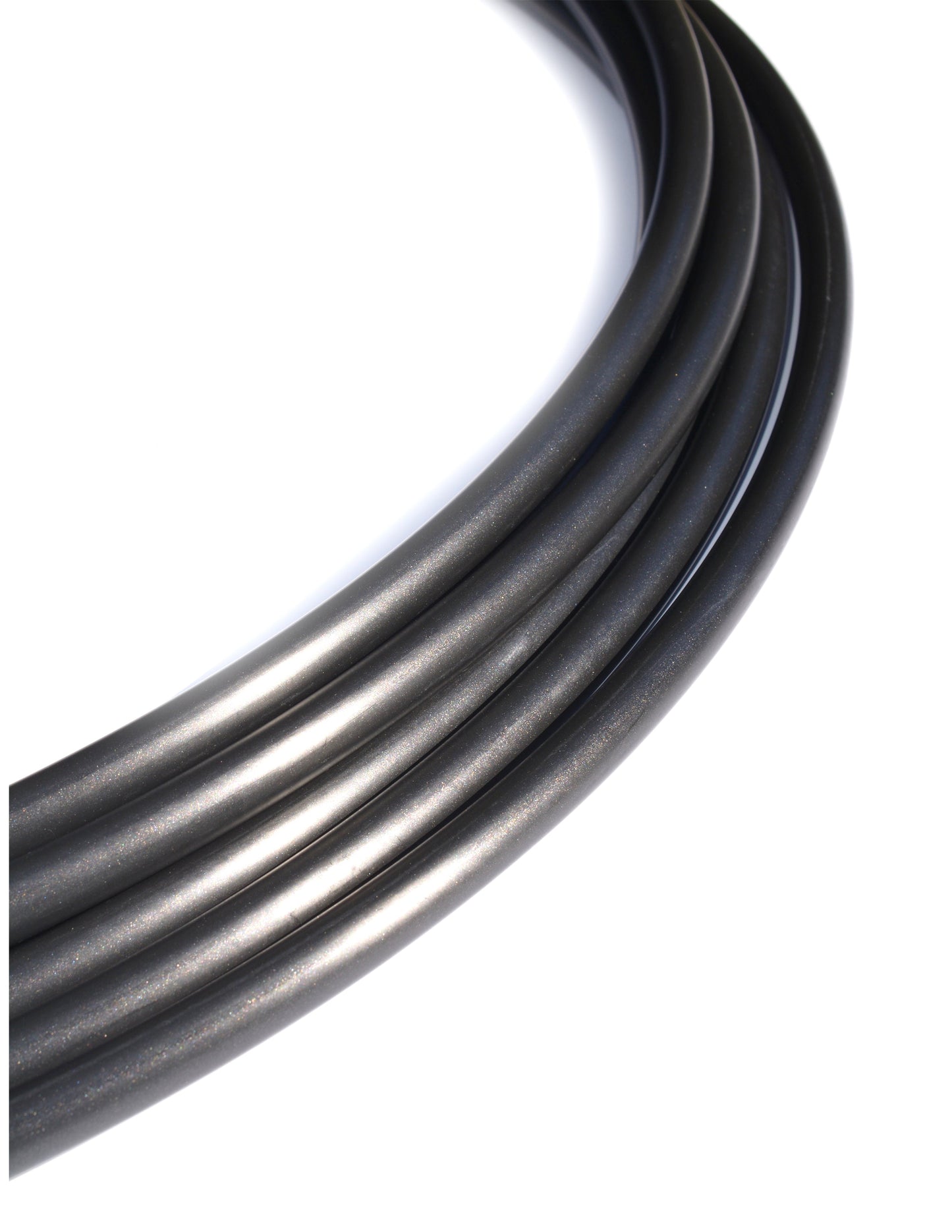 5/8 Jedi Black Sparkle Colored Polypro Hoops