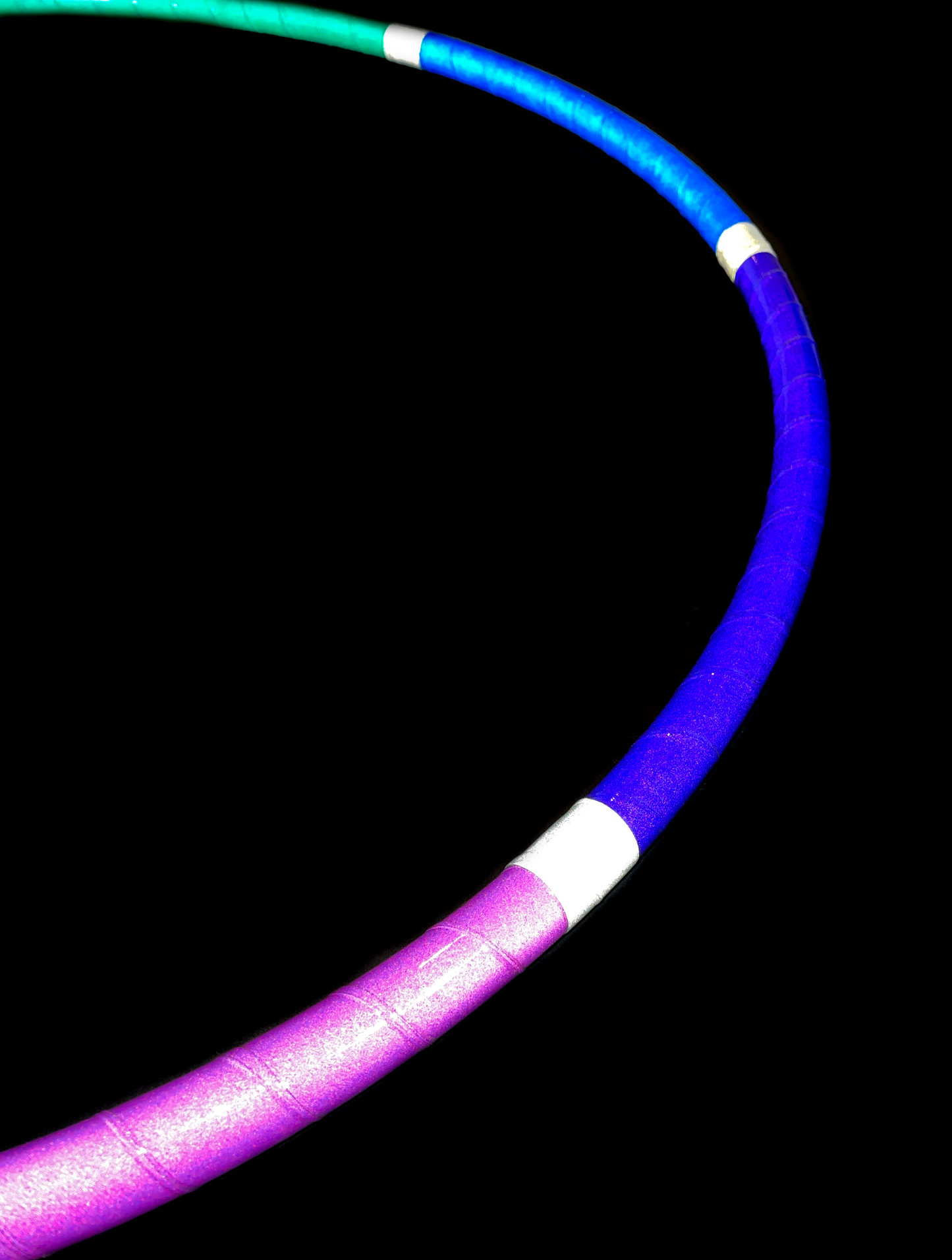 Rainbow Melt Reflective Rainbow Taped Hoops