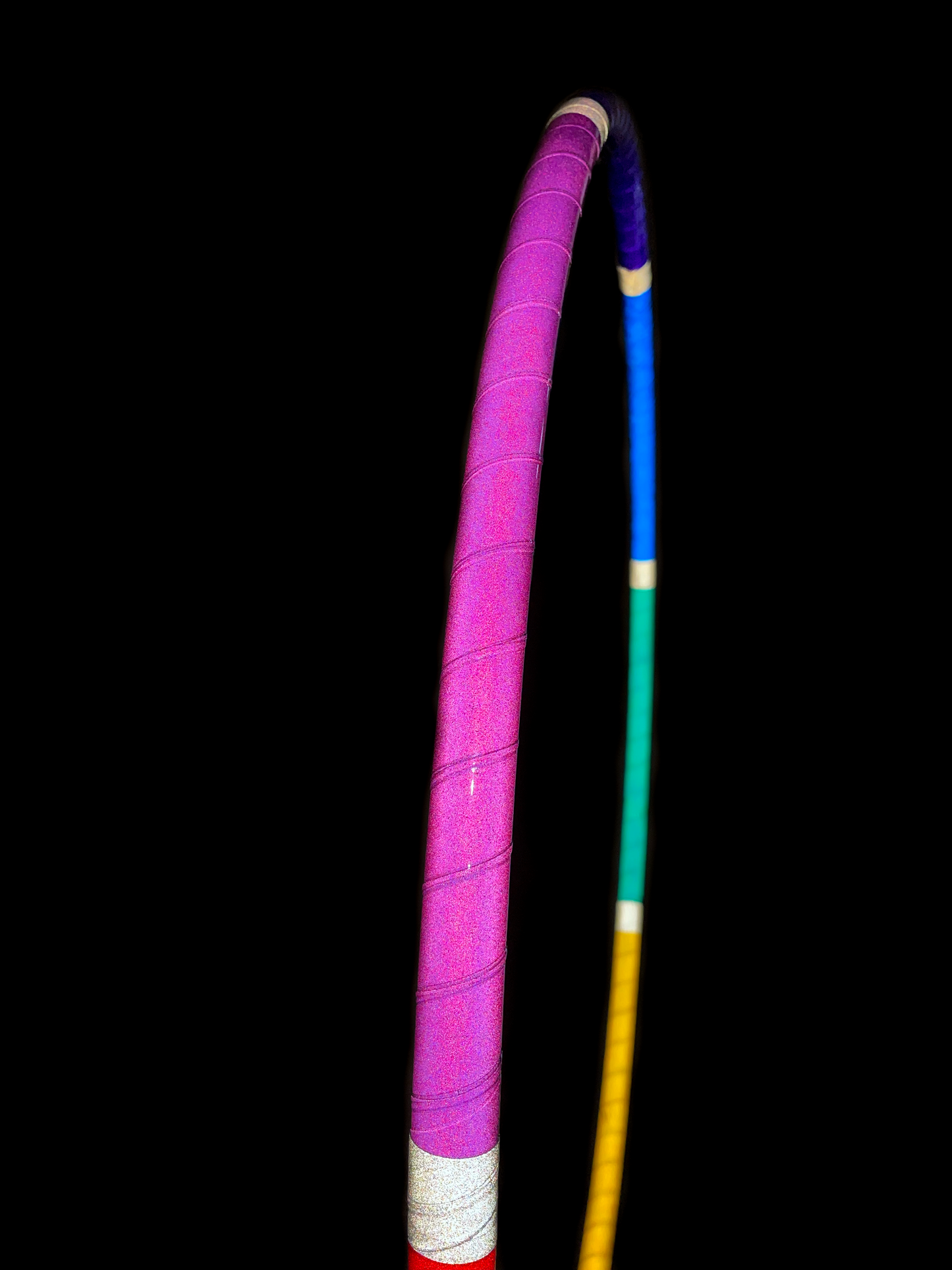Rainbow Melt Reflective Rainbow Taped Hoops