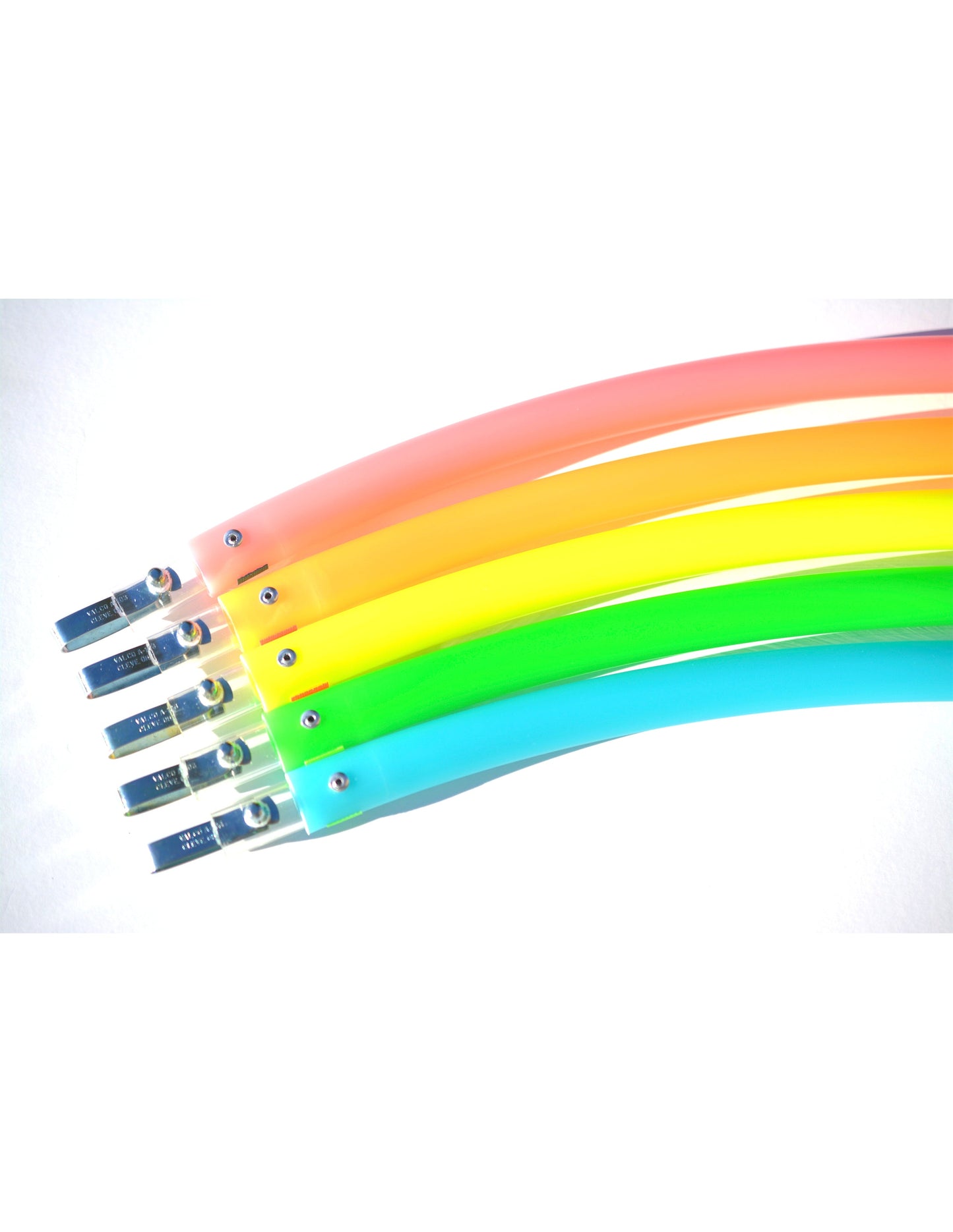 5/8 UV Morganite Colored Polypro Hoops