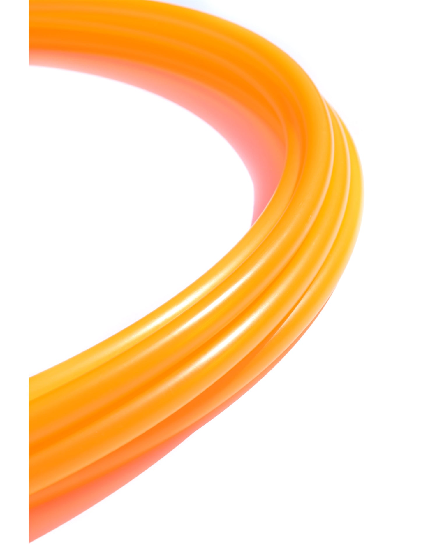 5/8 UV Orange Colored Polypro Hoops