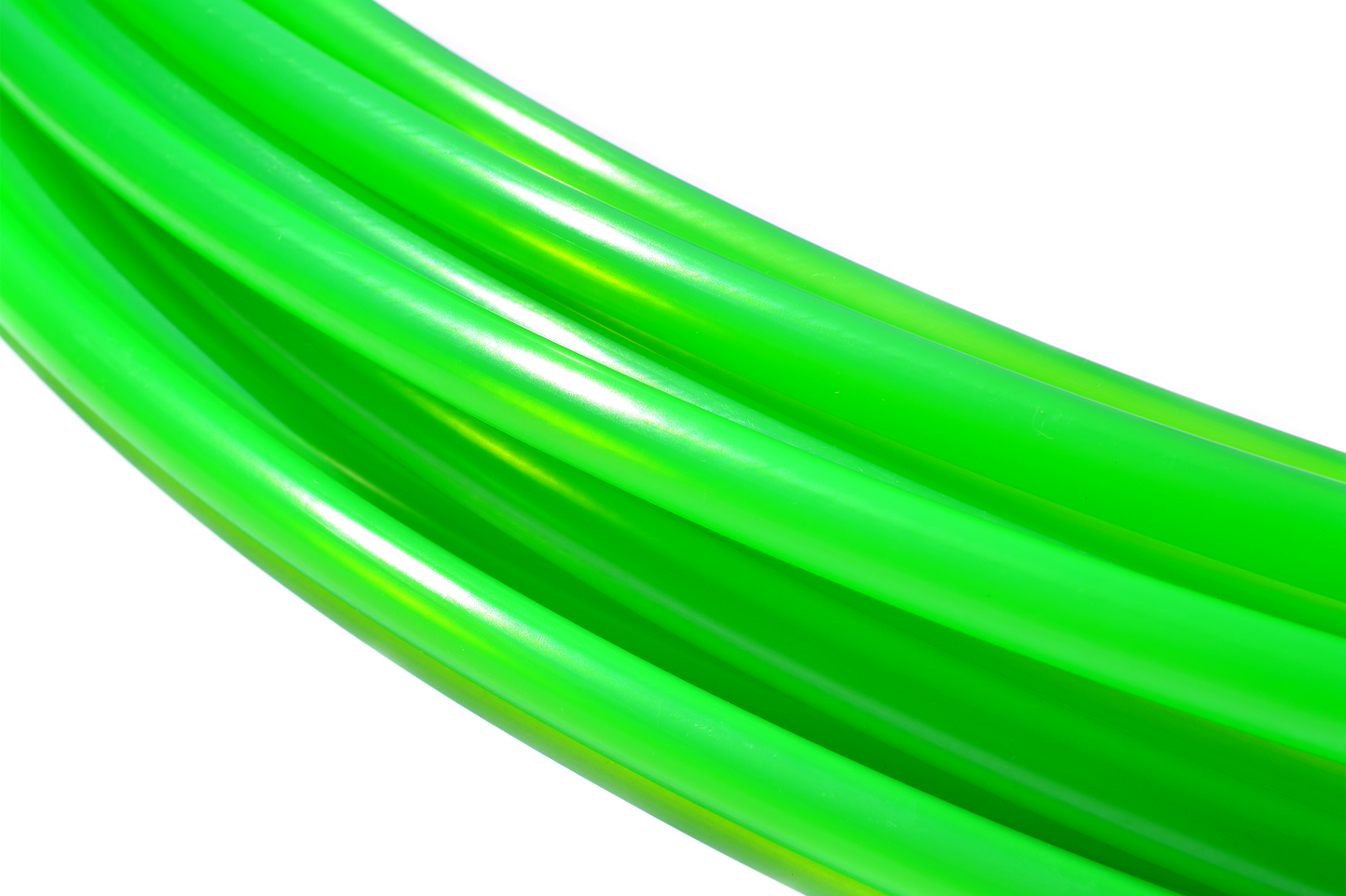 5/8 Rainforest Green Translucent Colored Polypro Hoops