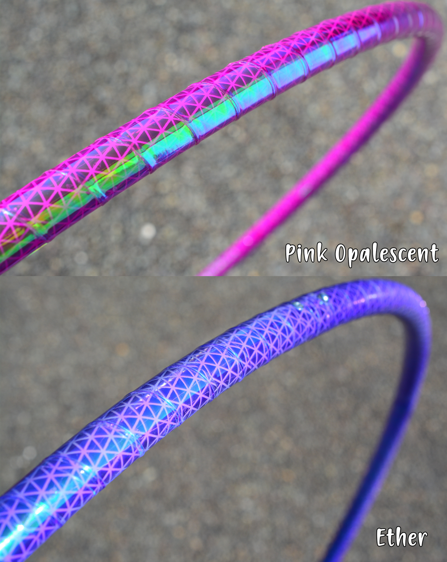 Reflective Taped Sectional Hoops
