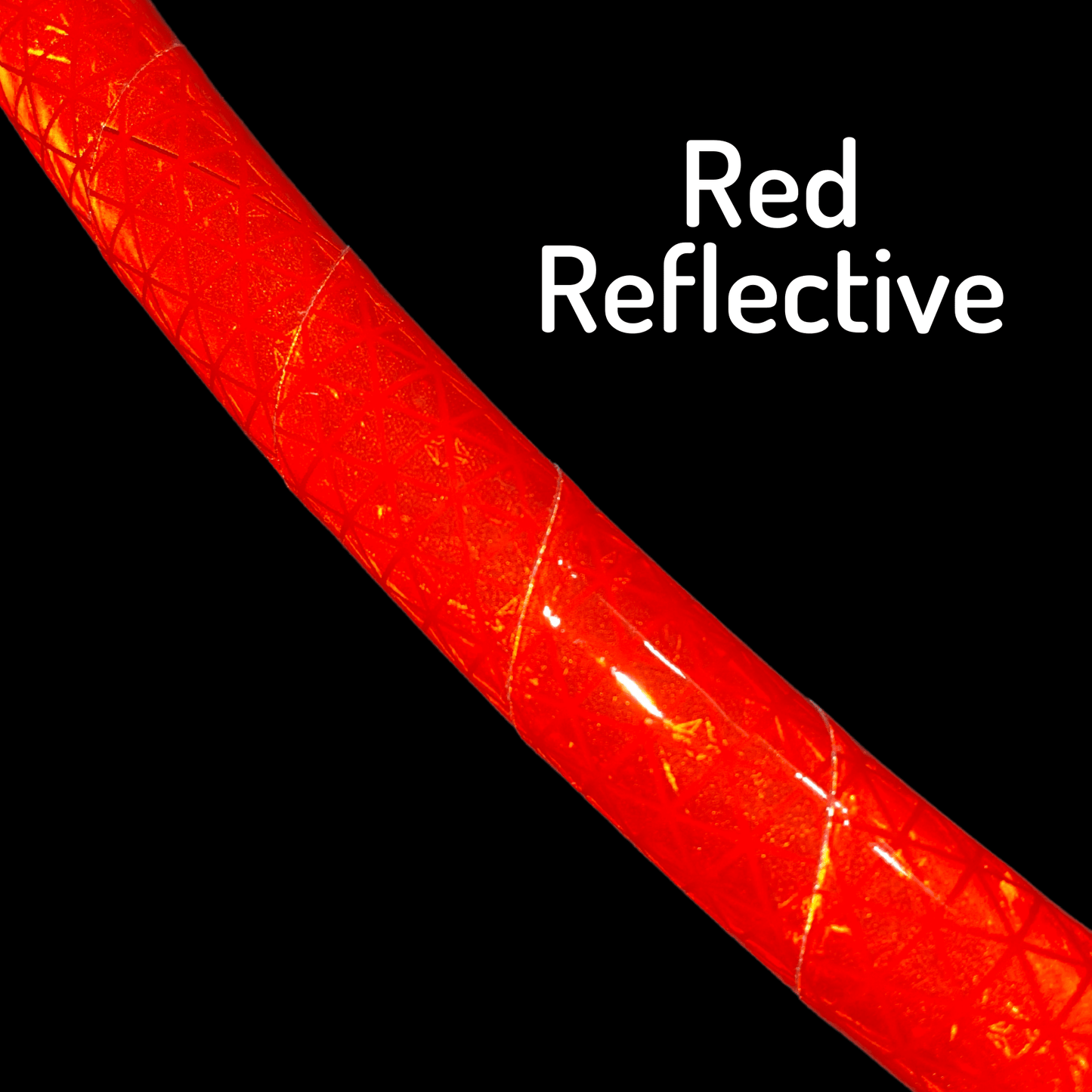 Red High Intensity Reflective Taped Performance Hoops