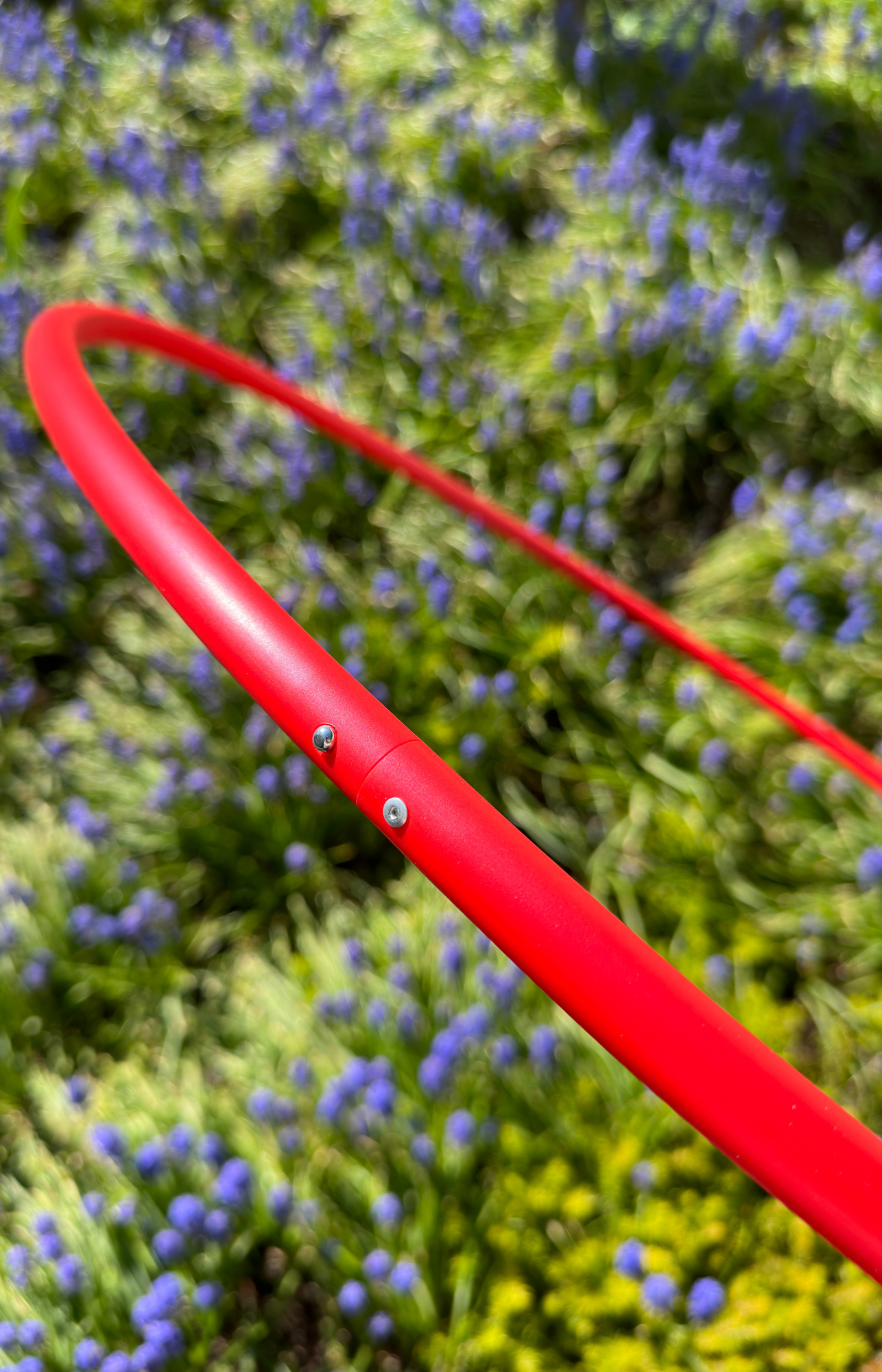 5/8 Ferrari Red Metallic Colored Polypro Hoops