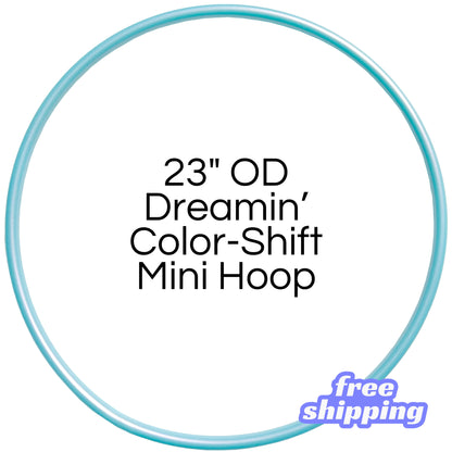 23" OD 3/4 Dreamin' Color-Shift Mini Hoop - Ready to Ship