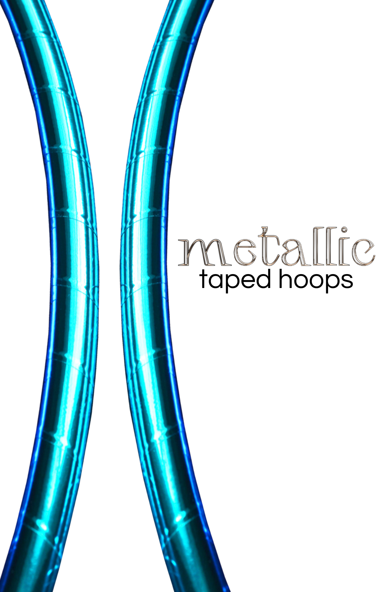 Metallic Mirror & Prismatic Performance Deco Taped Hoops