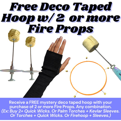 DOORBUSTER DEAL: Buy 2 or more Fire Props and get a FREE mystery deco taped hoop!