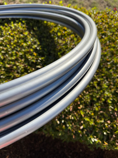 5/8" Silver Colored Polypro Hoops