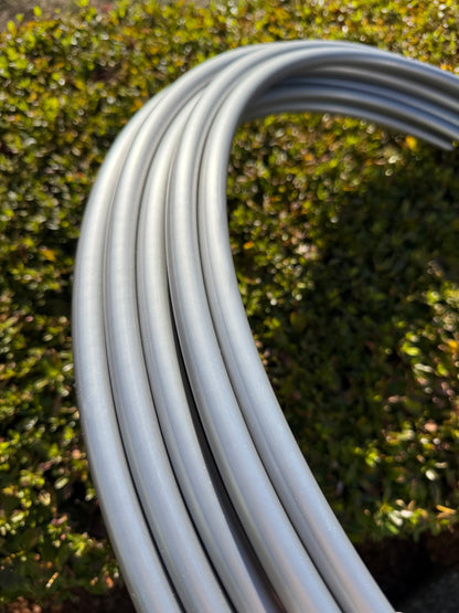 5/8" Silver Colored Polypro Hoops