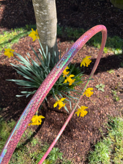 Pixie Dust Opalescent Color-Shift Reflective Taped Hoops