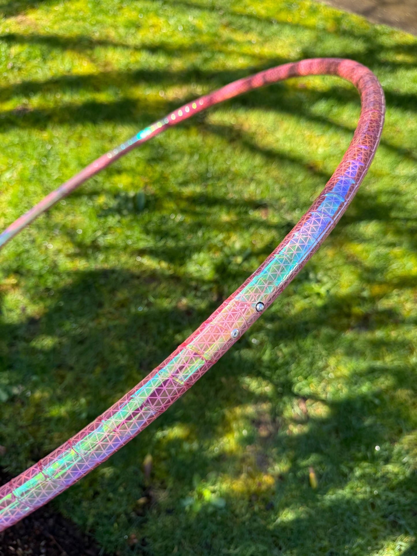 Pixie Dust Opalescent Color-Shift Reflective Taped Hoops