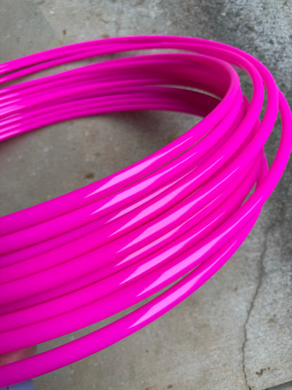 5/8 UV Nuclear Neon Pink Colored Polypro Hoops