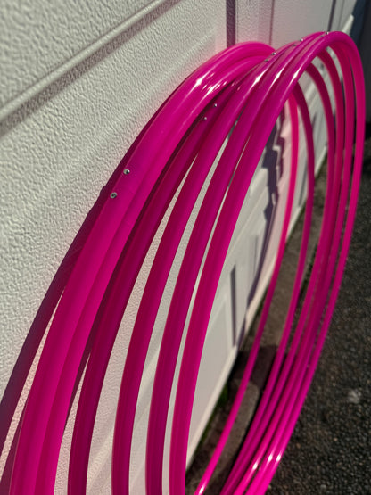 5/8 UV Nuclear Neon Pink Colored Polypro Hoops